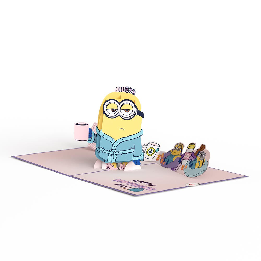 Minions Lazy Mother's Day Pop-Up Card、mySite、solidvoid