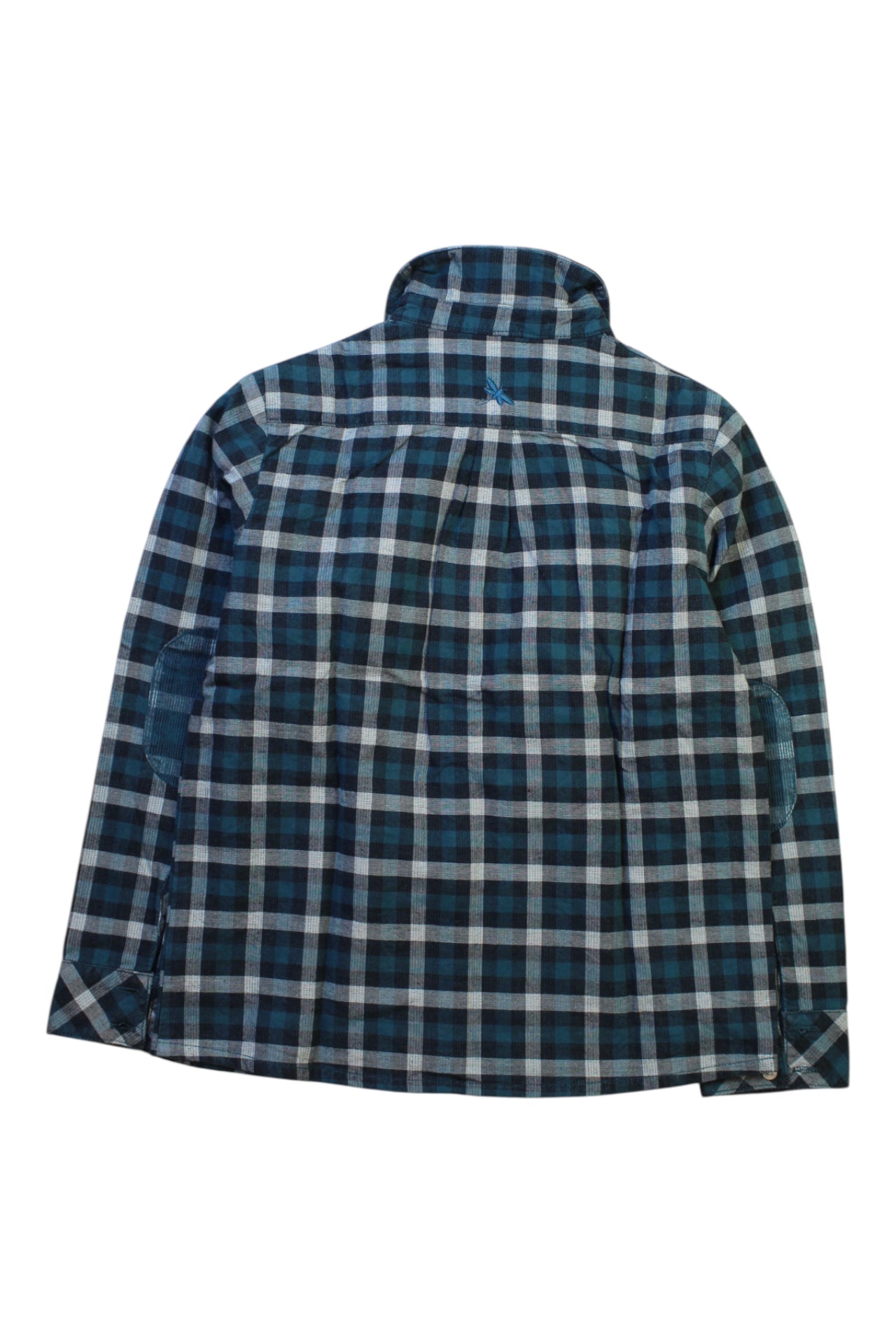 Bleu Comme Gris Long Sleeve Checkered Shirt Size 8Y、mySite、g9winljtr