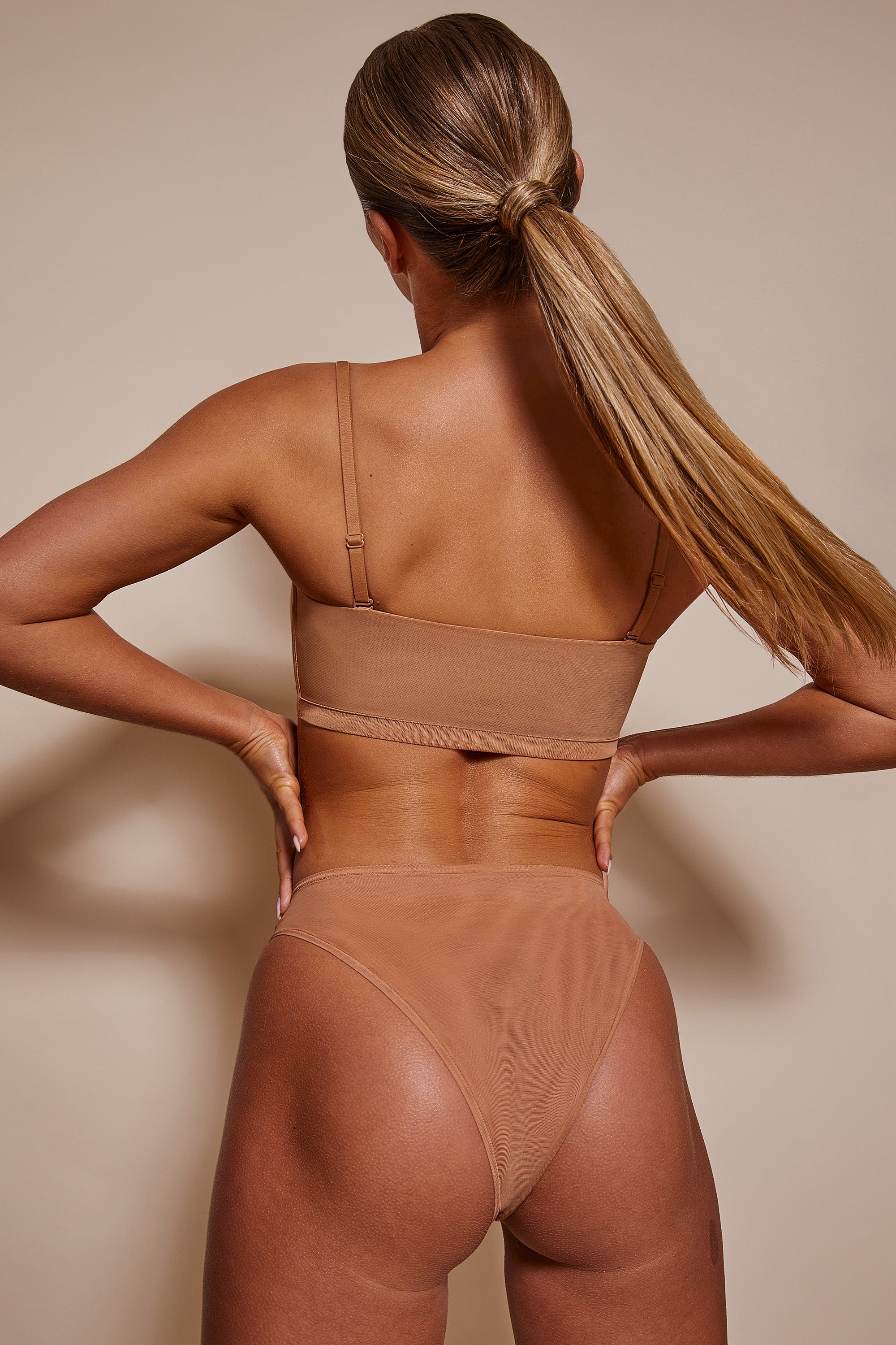 Soft Mesh Brief in Honey、mySite、solidvoid