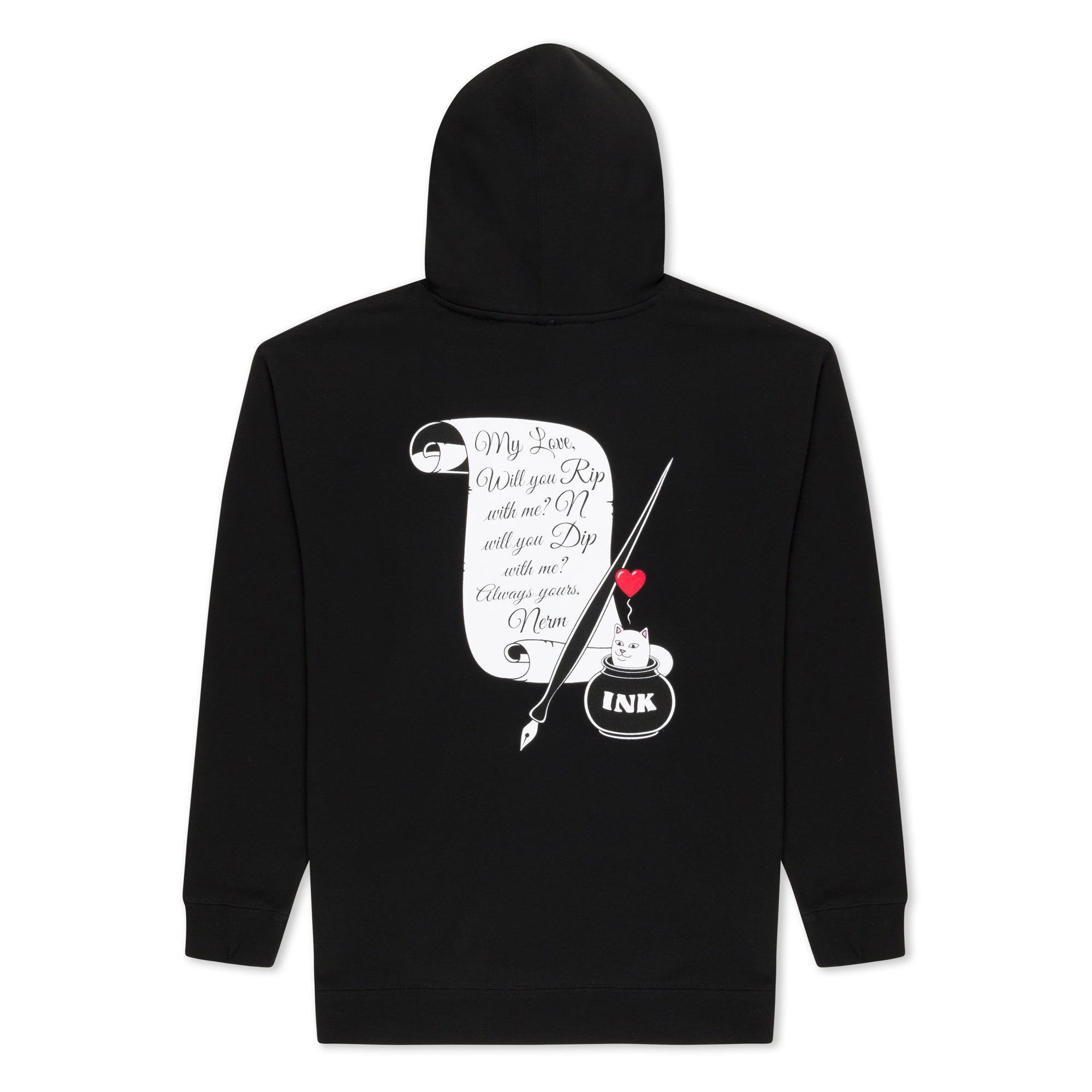  ILY RIPNDIP Hoodie (Black)、mySite、merchandisen