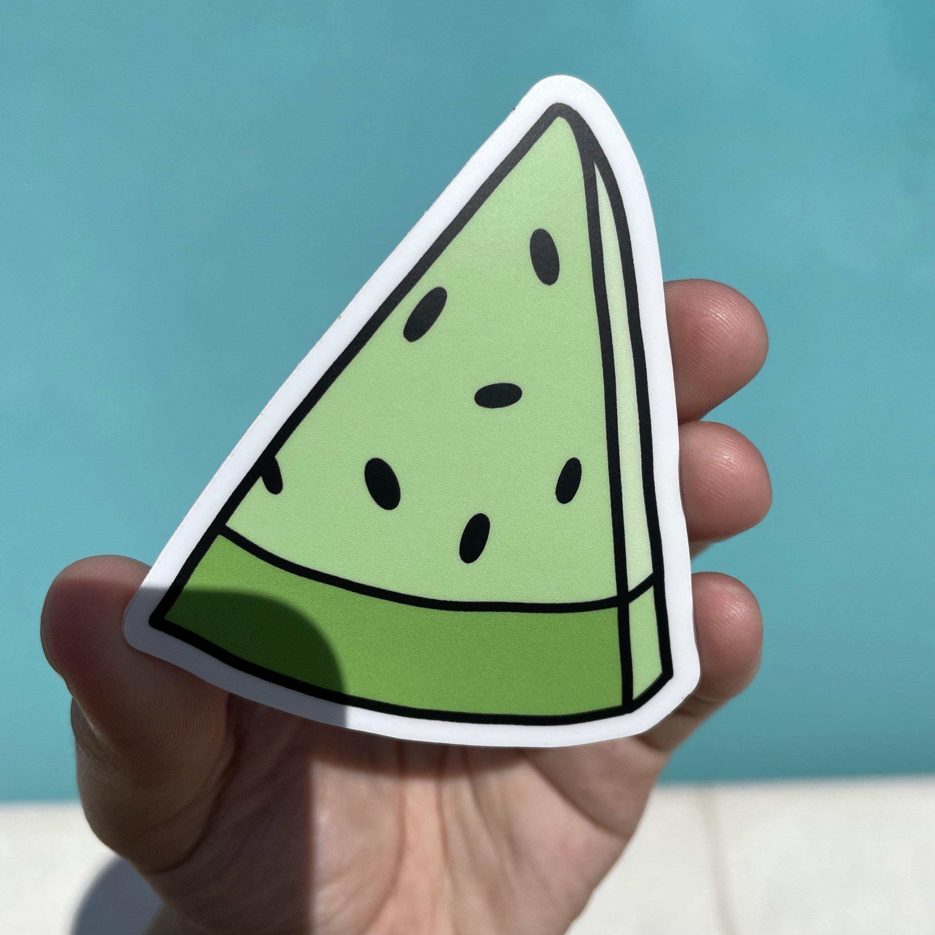  Green Watermelon Aesthetic Sticker、mySite、elrpsem3k