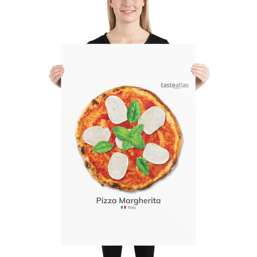 Pizza Margherita Poster (in)、mySite、camillekostekn
