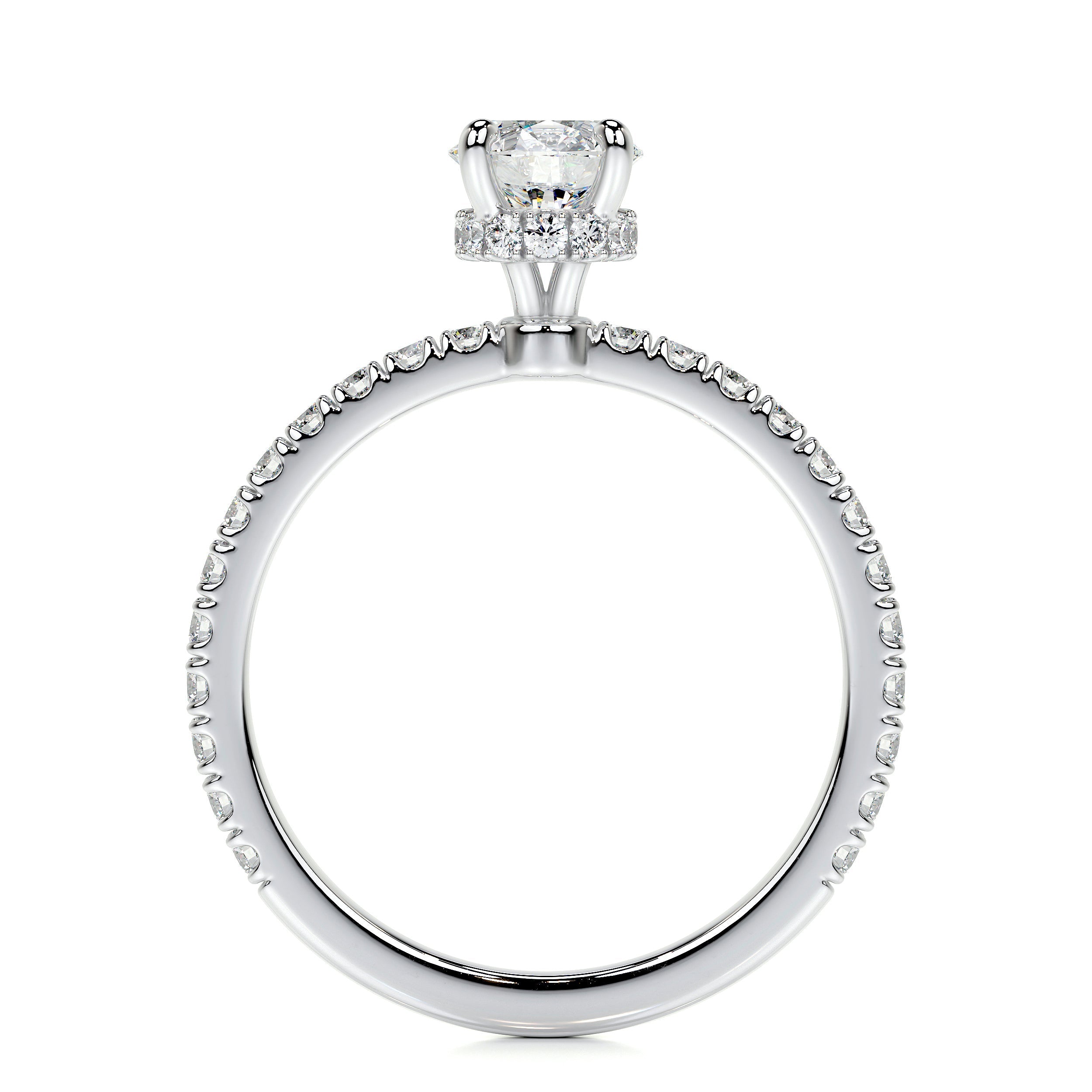 Vivienne Lab Grown Diamond Ring - 14K White Gold、mySite、hinf8tx79