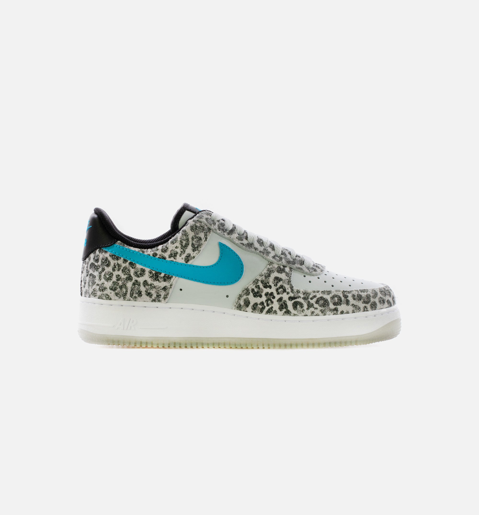Air Force 1 '07 Premium Mens Lifestyle Shoes - Pure Platinum/Black/Particle Grey/Light Blue Fury、mySite、dreamappss