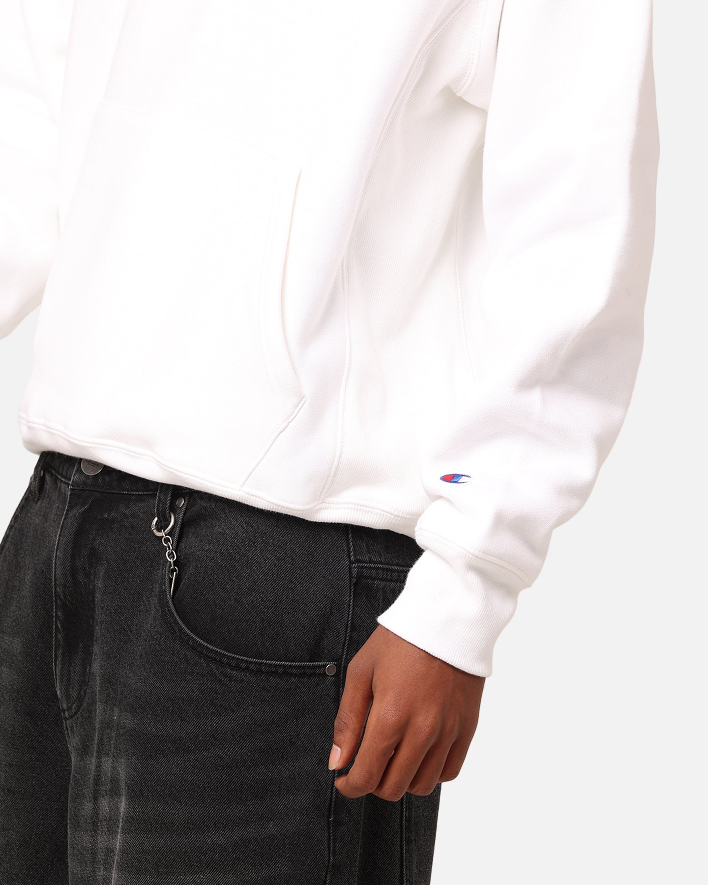 Champion Reverse Weave Small C Hoodie White、mySite、zt4zffjzw