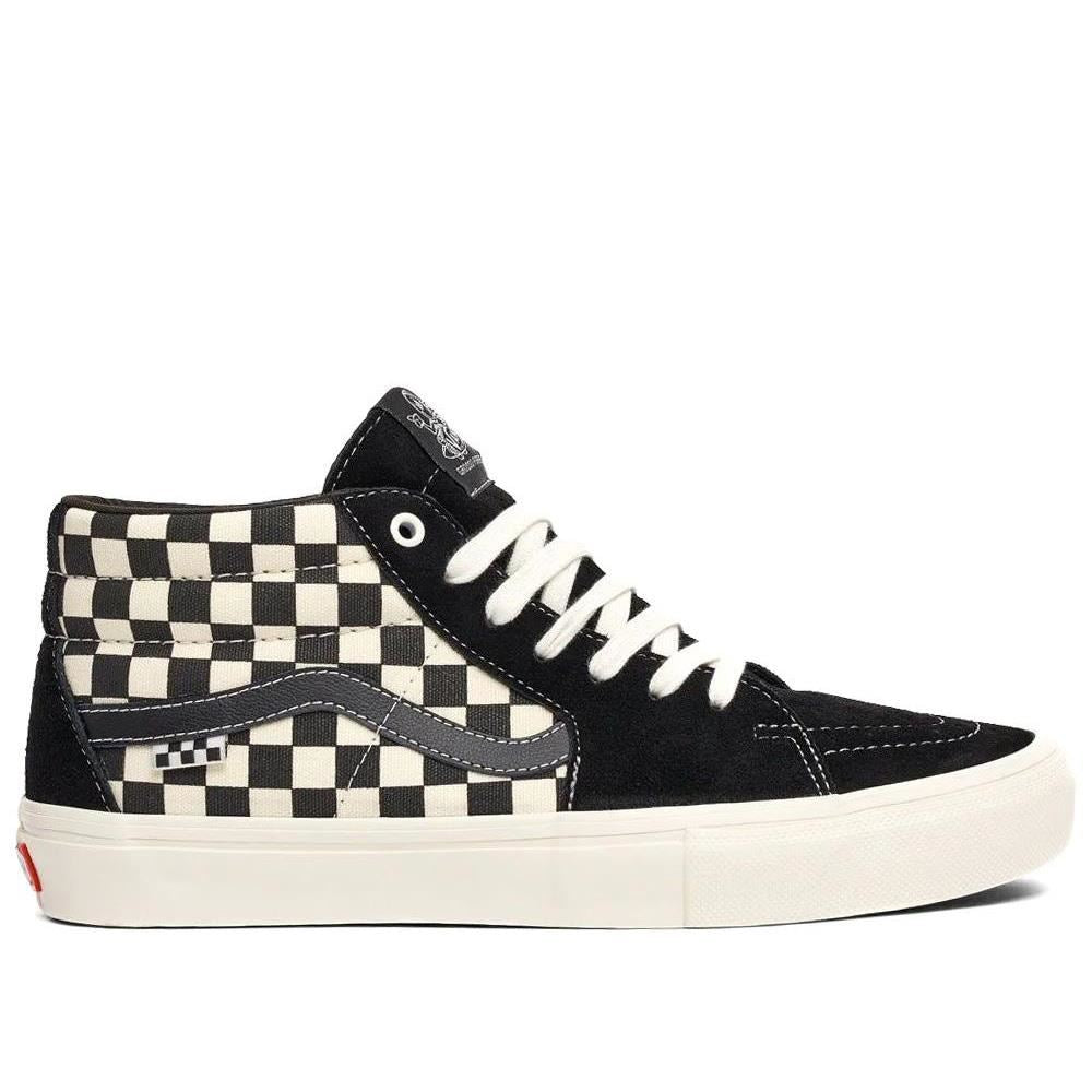  Vans Skate Grosso Mid - Checkerboard Black/Marshmallow、mySite、merchandisen