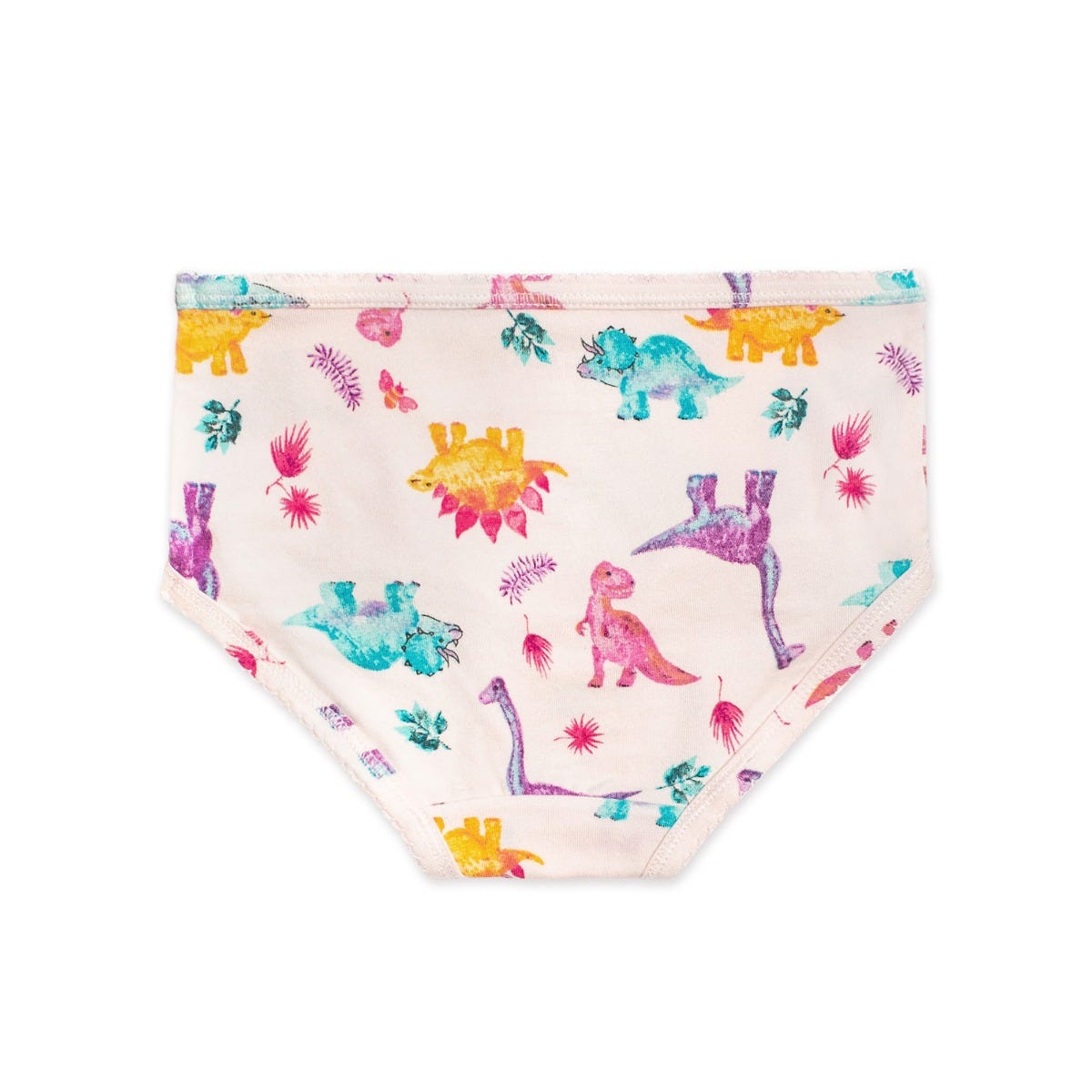 Dino Friends & Tie Dye Organic Cotton Toddler Girl Underwear 5 Pack、mySite、g9winljtr
