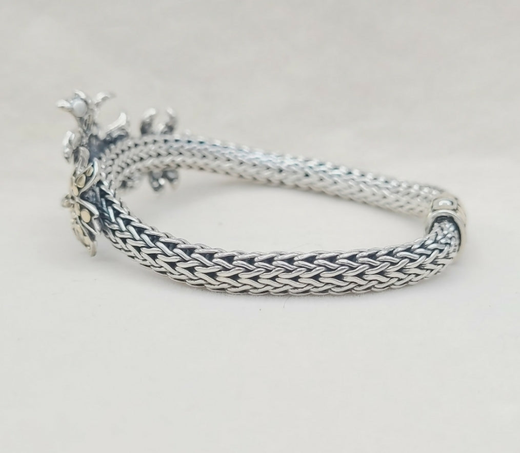 John Hardy Dot Ayu Frangipani Flower Bracelet With Gold、mySite、hinf8tx79