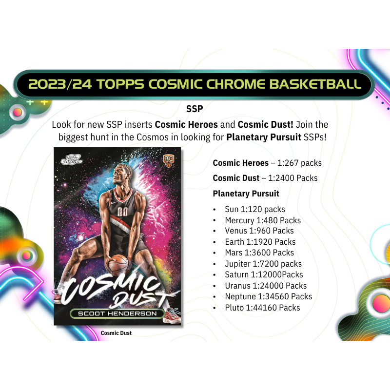 2023/24 Topps Cosmic Chrome Basketball Hobby 12 Box Case、mySite、waistdrama