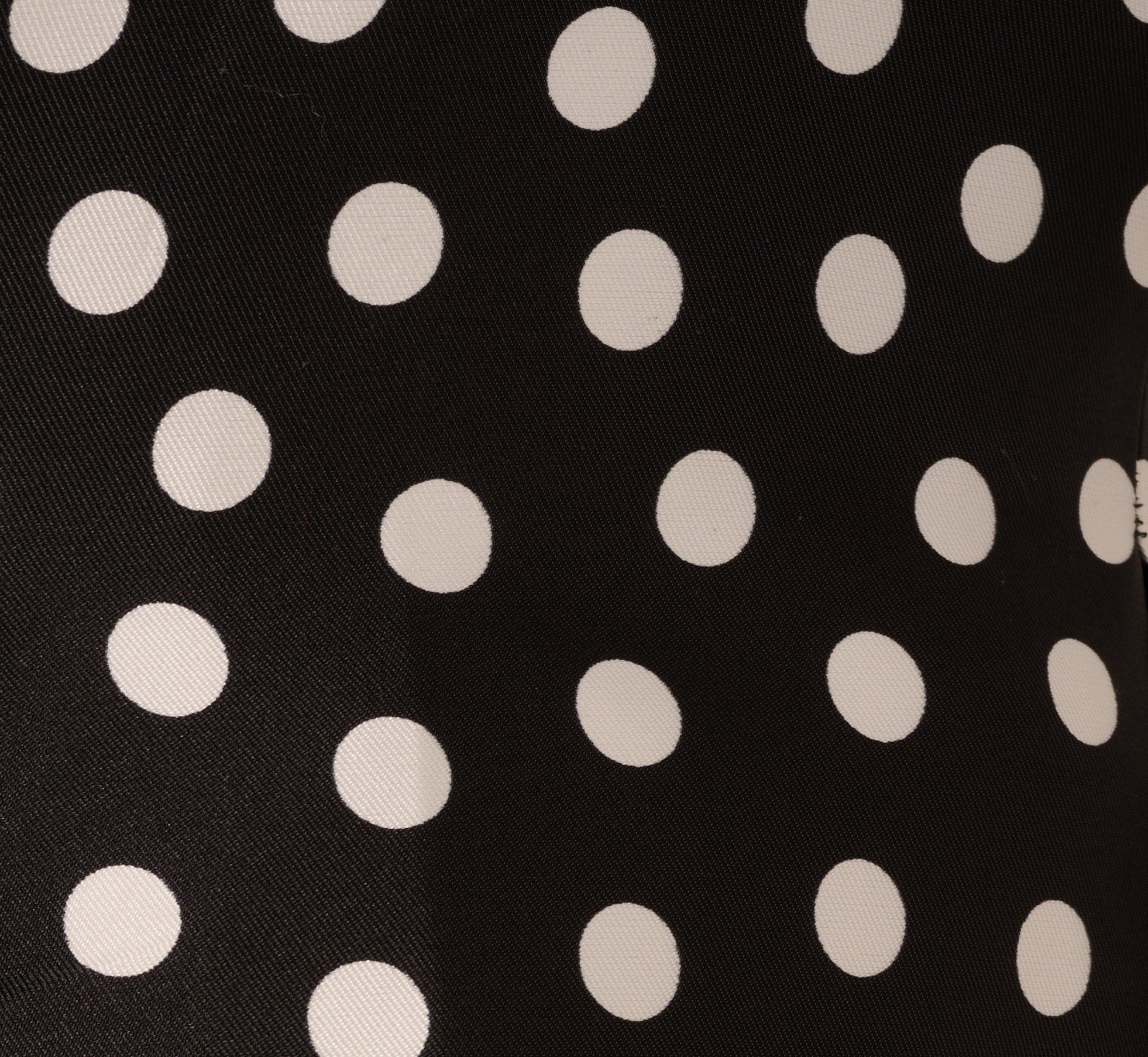 Polka Dot Halter Fit And Flare Midi Dress In Black Ivory、mySite、solidvoid