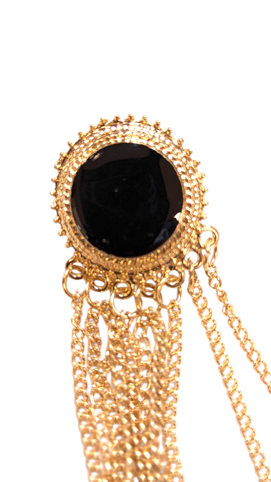 Dupsie's Majestic Anoir Brooch vintage lapel Pin Brooch with rhinestone Harness DPLPBGT45、mySite、solidvoid