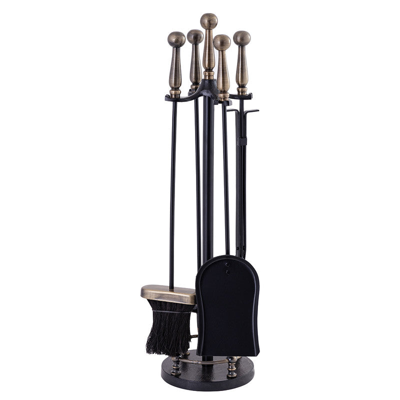 Iron Firetools | Tong, Poker, Shovel & Brush | Black、mySite、camillekostekn
