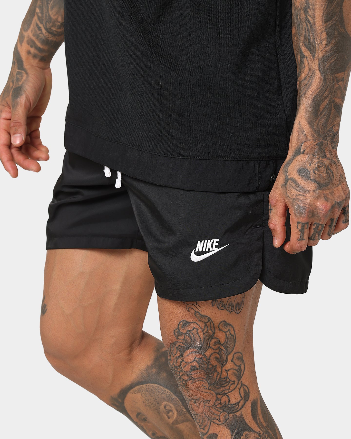 Nike Sportswear Woven Flow Shorts Black/White、mySite、zt4zffjzw