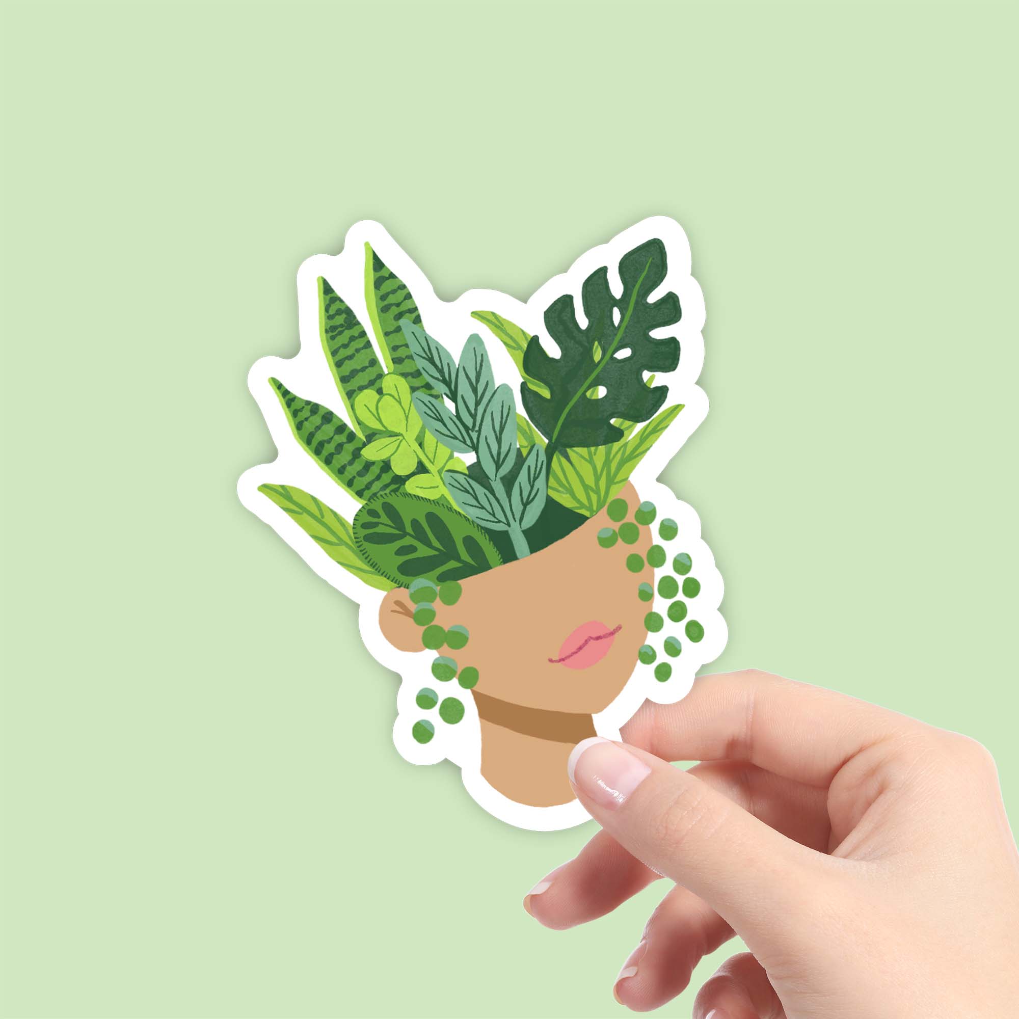  Head Planter Pot Sticker、mySite、elrpsem3k