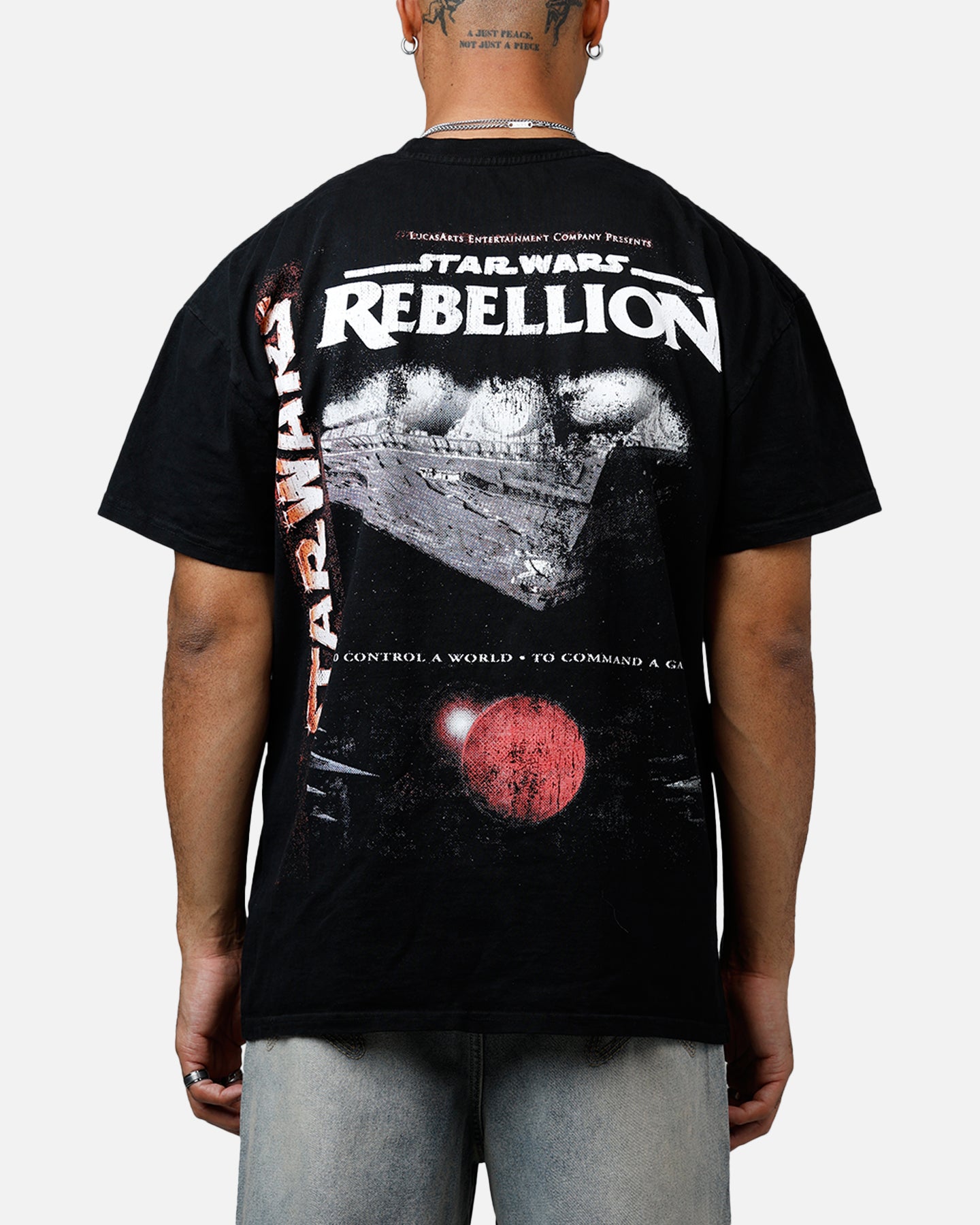 American Thrift Star Wars Battlefront Rebellion Heavyweight T-Shirt Black、mySite、zt4zffjzw