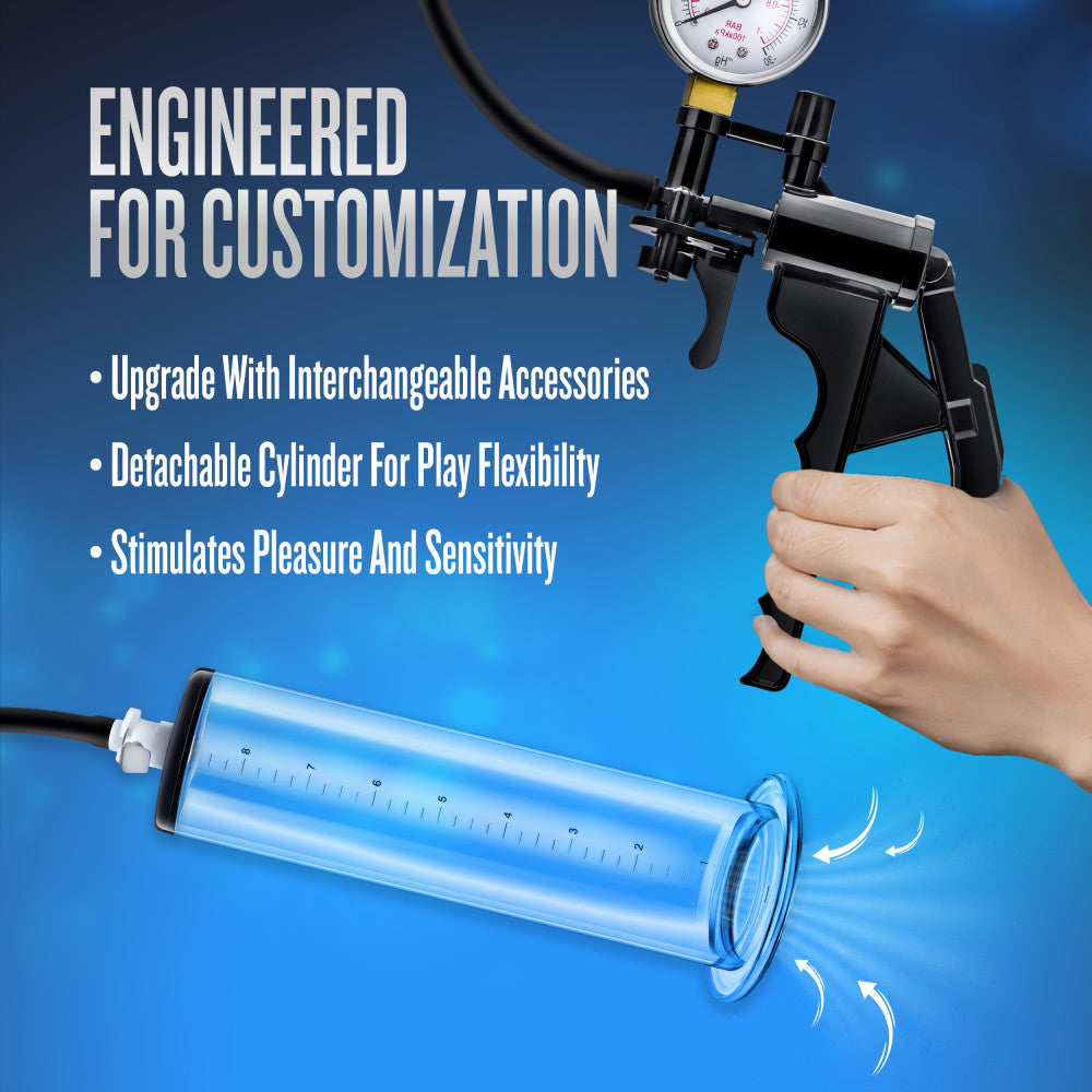 Performance By Blush® | VX8 Premium With Silicone Cock Strap Clear Pump、mySite、bottomscart