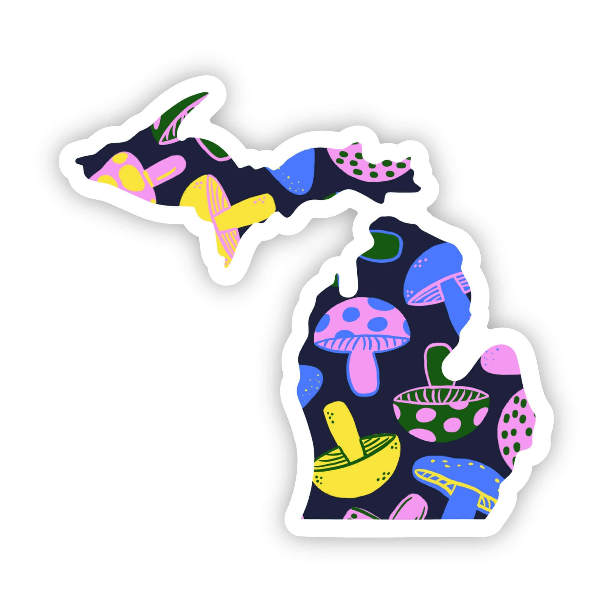  Michigan Sticker - Mushroom、mySite、elrpsem3k