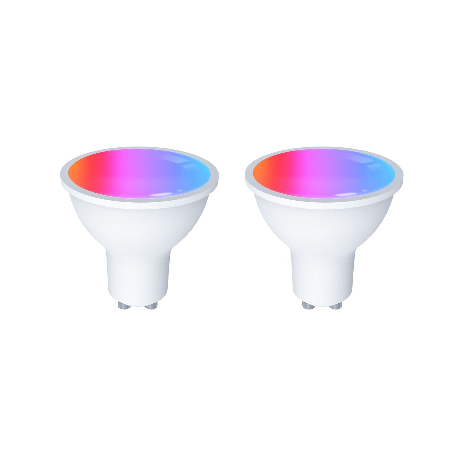 Tuya GU10 Matter WiFi Smart LED Bulb with Voice Control, Dimmable 5W Light 2700-6500K RGB Colors、mySite、fannypackpong