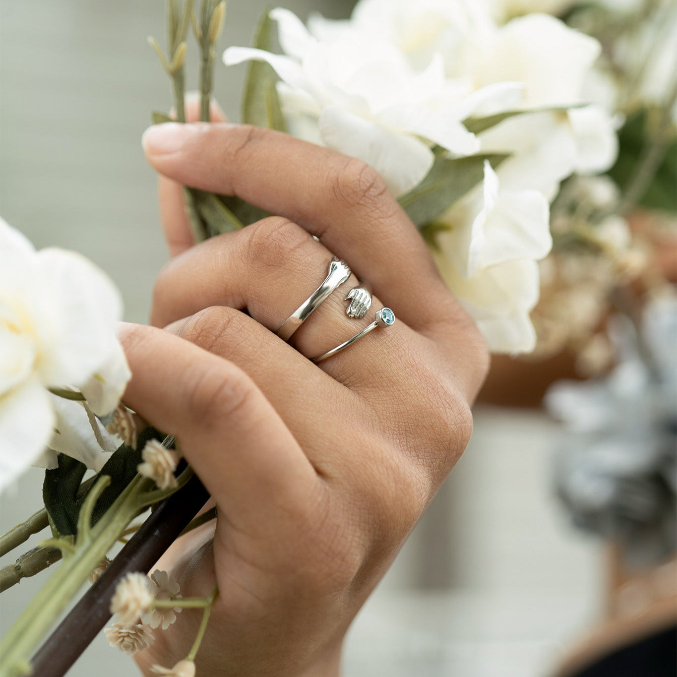 Stainless Steel Hug Ring / KSS0001、mySite、dreamappss