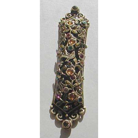Michal Golan Swarovski Crystals on Black Mezuzah、mySite、topwebapps