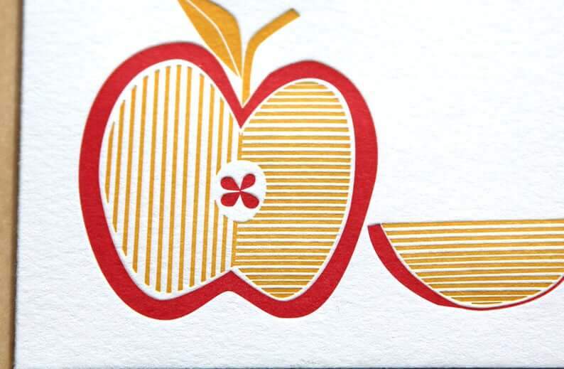 Shanah Tova Letterpress Rosh Hashanah Card - Set of 6、mySite、topwebapps