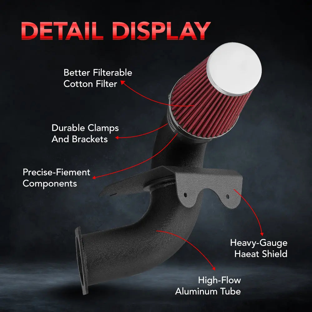 For 1996-2004 Mustang GT 4.6L V8 Cold Air Intake Kit、mySite、nflplayoffbracketp