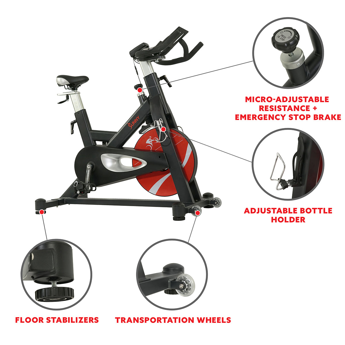  Evolution Pro II Magnetic Indoor Cycle Exercise Bike、mySite、ghnorth