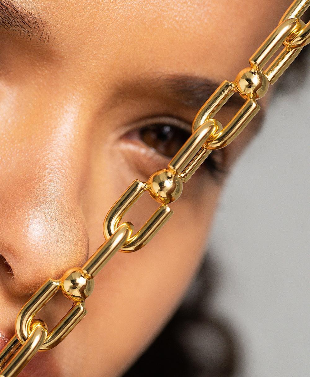  Tuva Bold Necklace 18ct Gold Plated