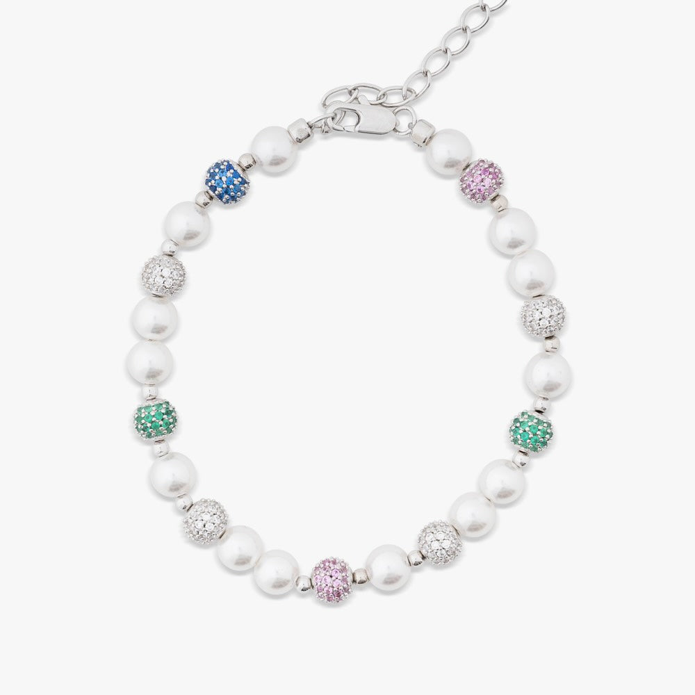 6MM Colorful Snowball Pearl Bracelet、mySite、hinf8tx79
