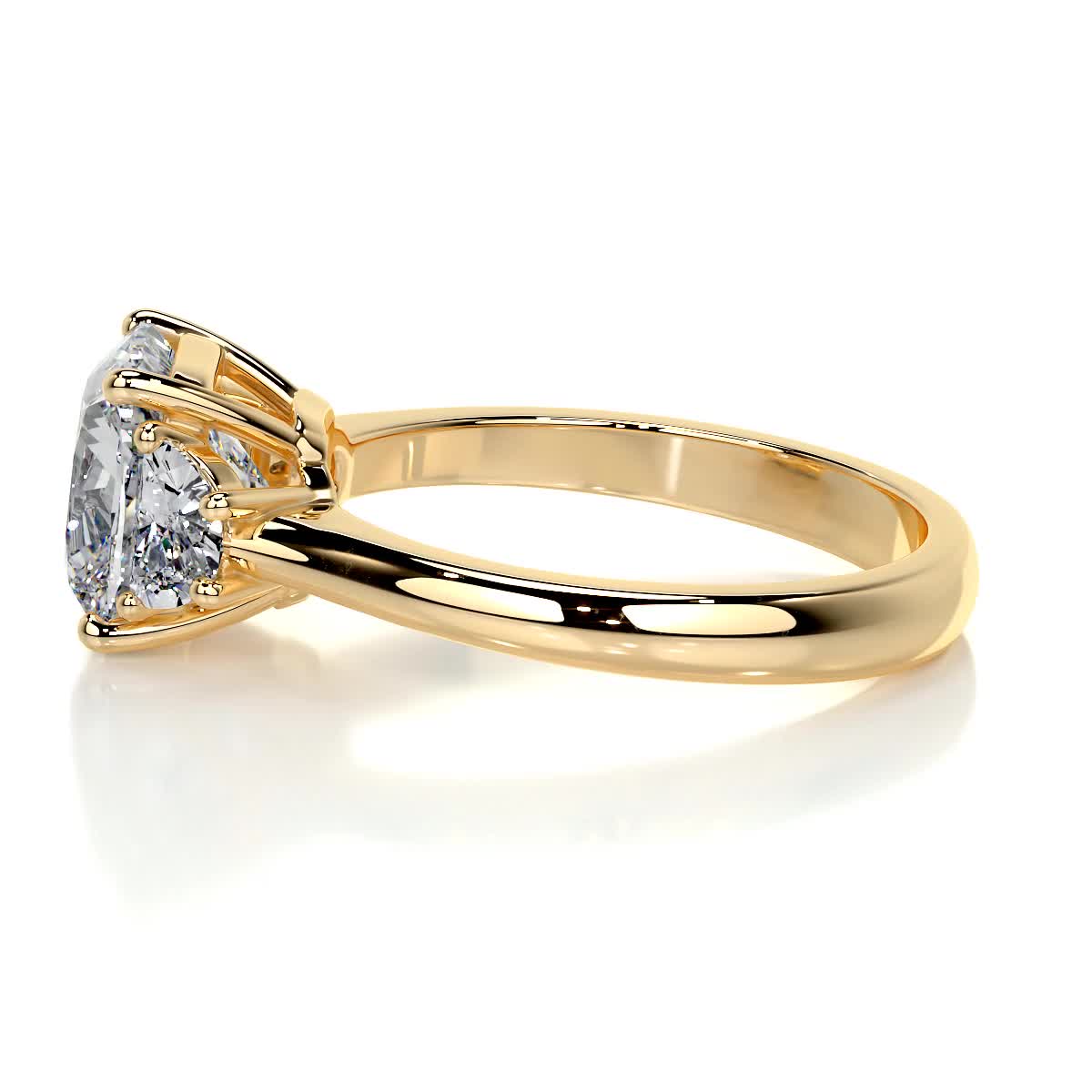 Whitney Lab Grown Diamond Ring -18K Yellow Gold、mySite、hinf8tx79