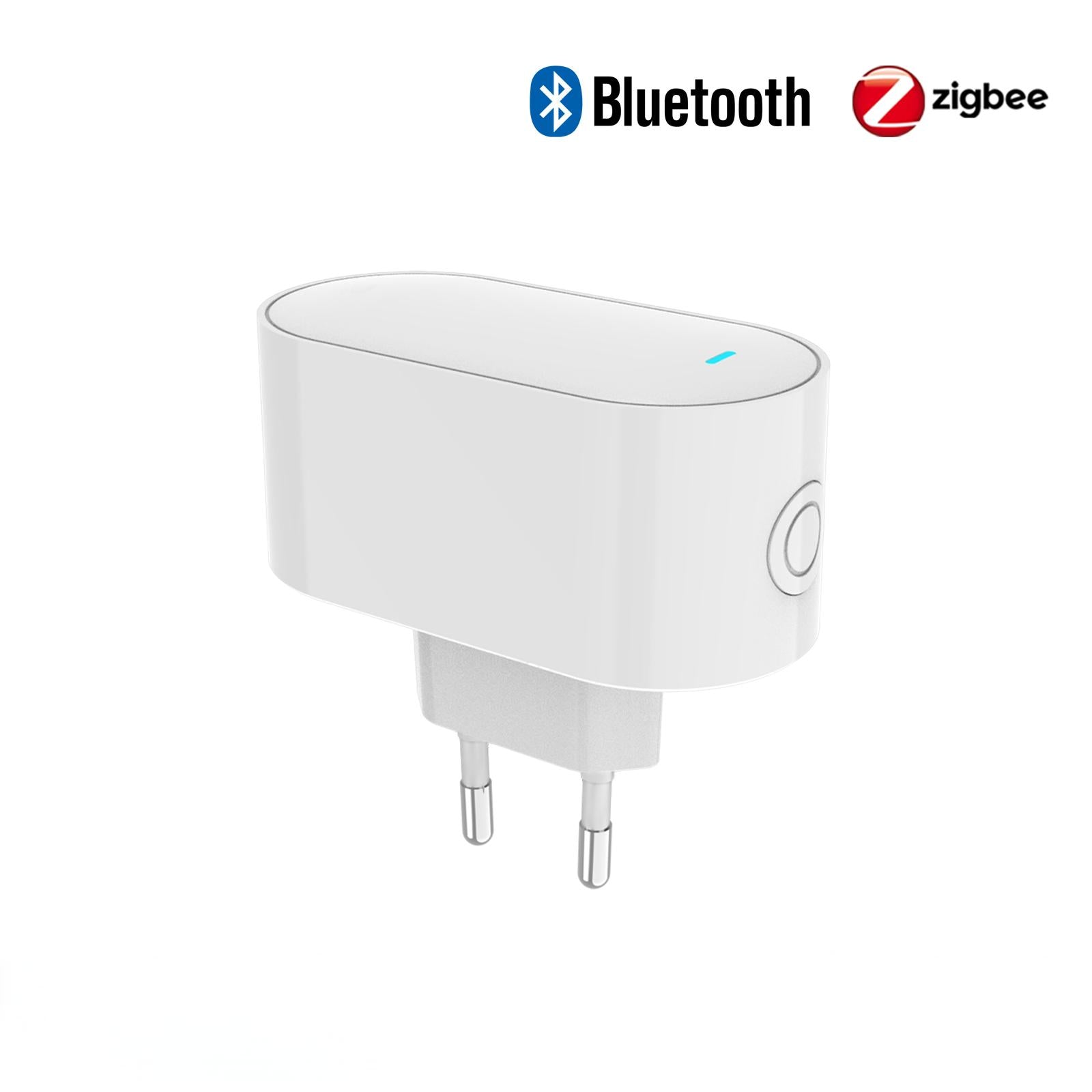 ZigBee Bluetooth Mesh Socket Multi-mode Gateway Smart Hub Allow 100+ Sub-devices EU Version、mySite、fannypackpong