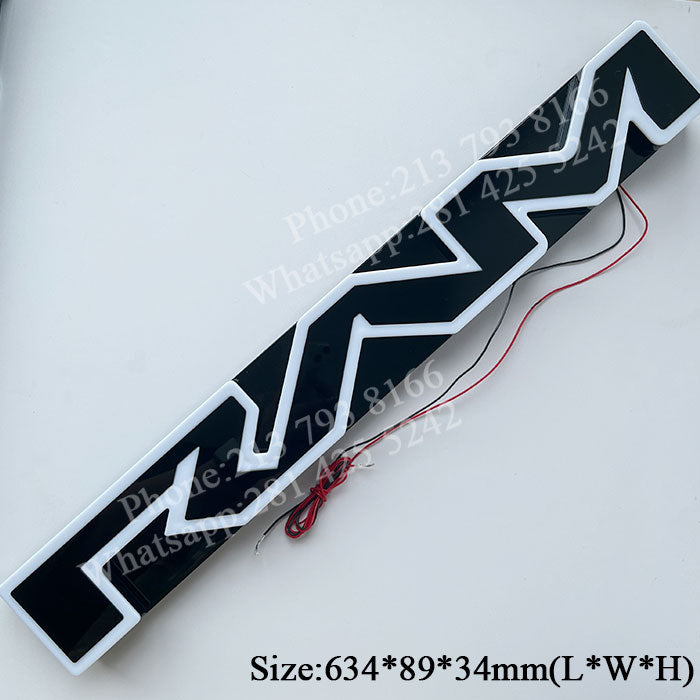 White Led Lighted Letters for Ram 1500 (2019-2025)、mySite、nflplayoffbracketp