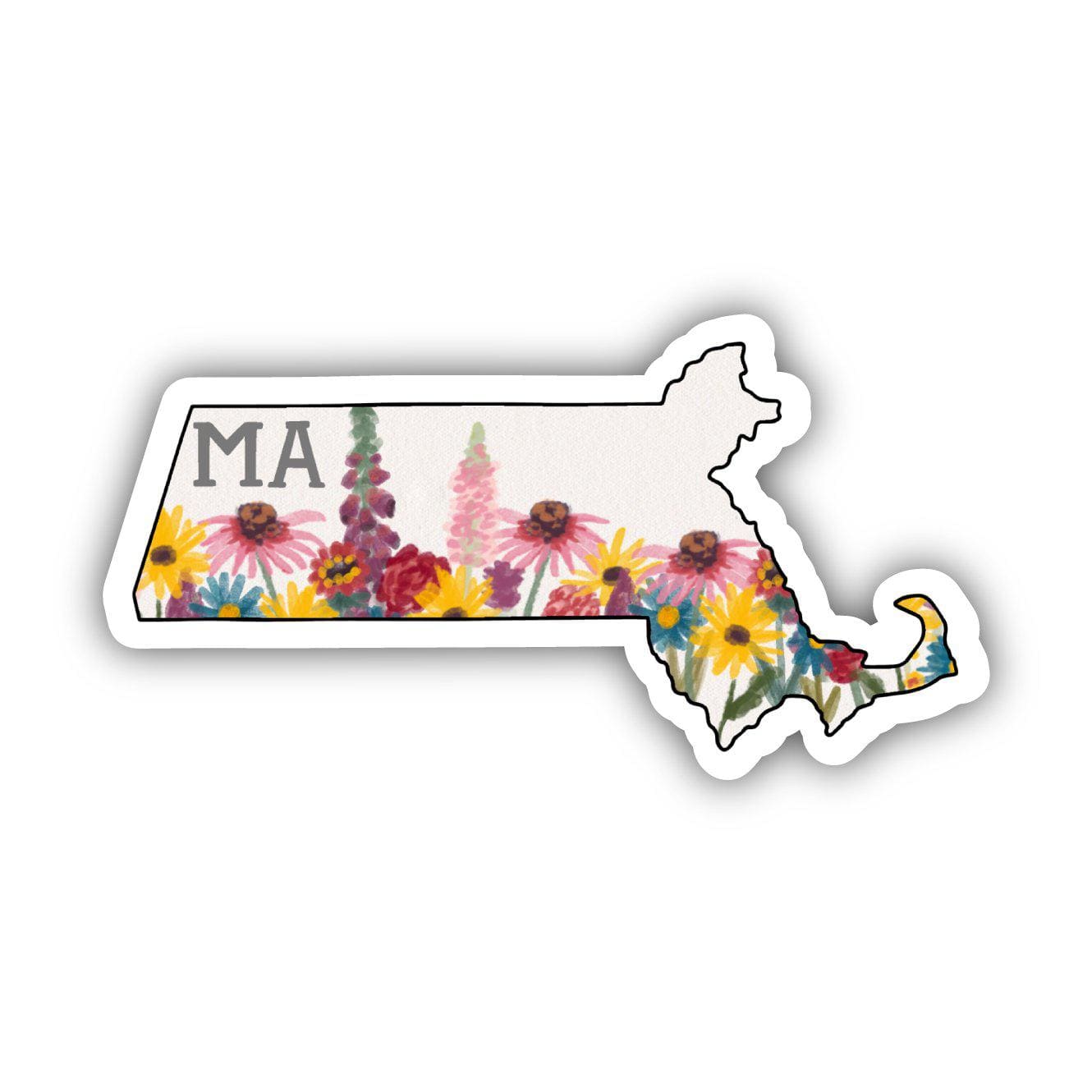  Massachusetts Painterly Pattern Sticker、mySite、elrpsem3k