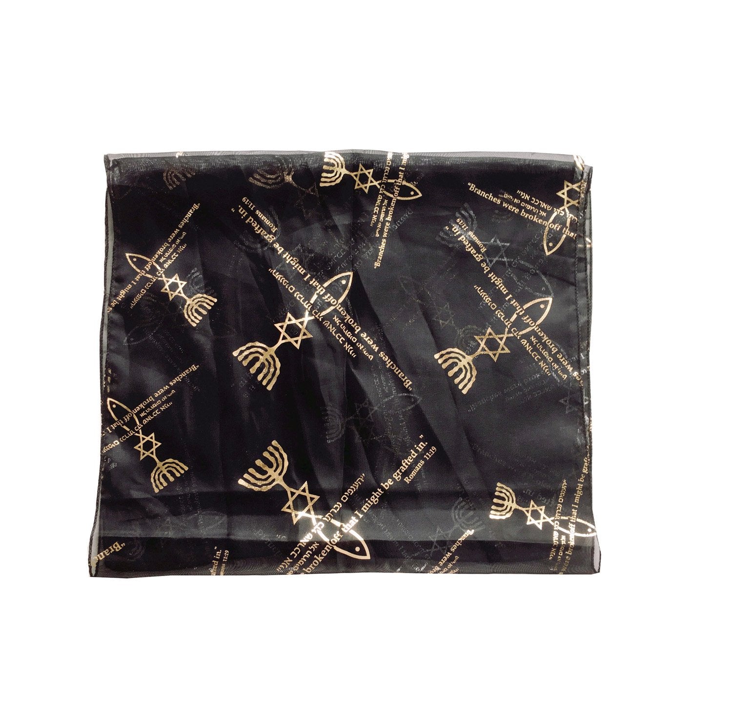  Holy Land Market Messianic Seal Head Scarf or Shawl - Model I - 100% Polyester, Hand wash (180 x 120 cm OR 20 x 60 inches)、mySite、elrpsem3k