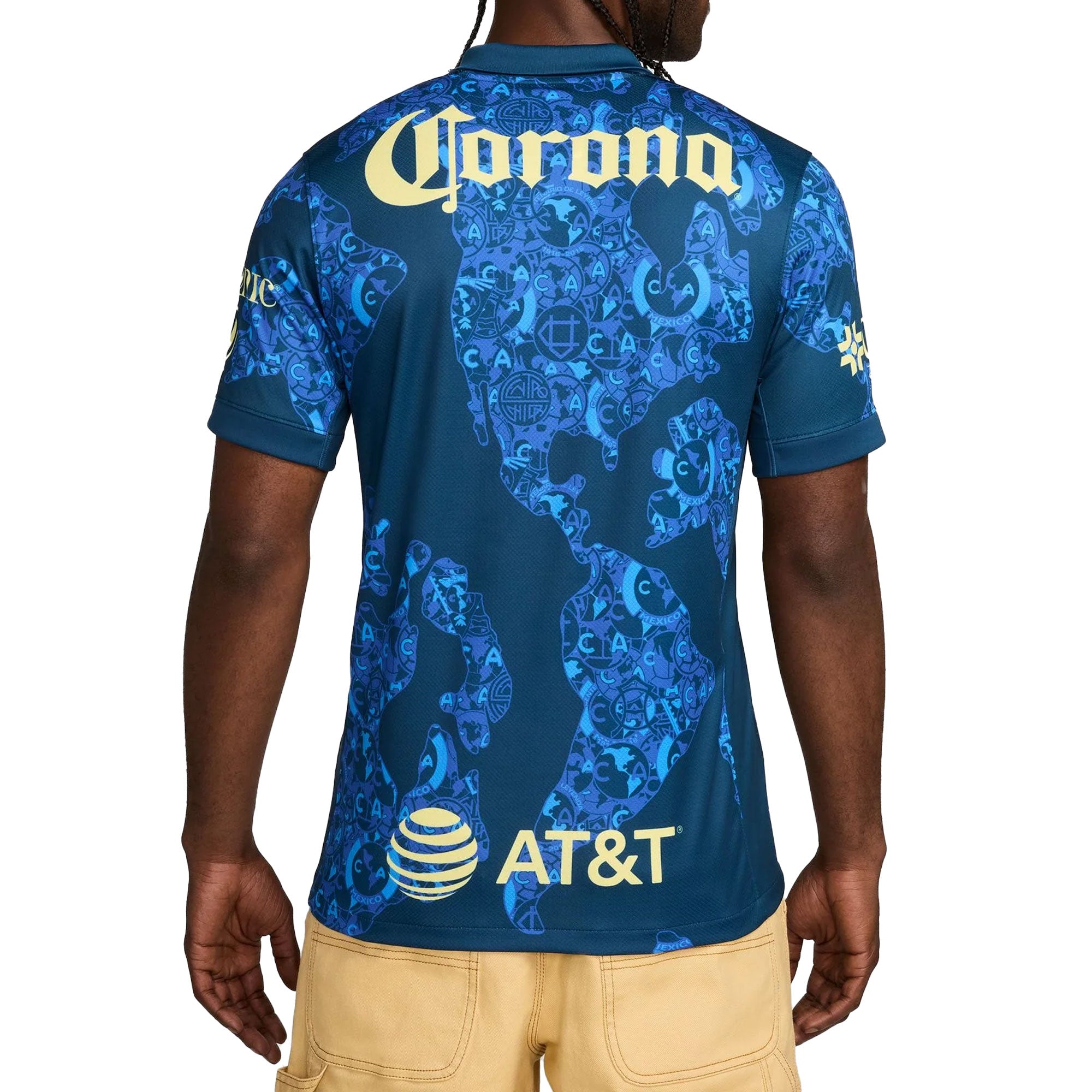 Nike Men's Club America 2024/25 Away Jersey Blue/Lemon Chiffon、mySite、bottomscart