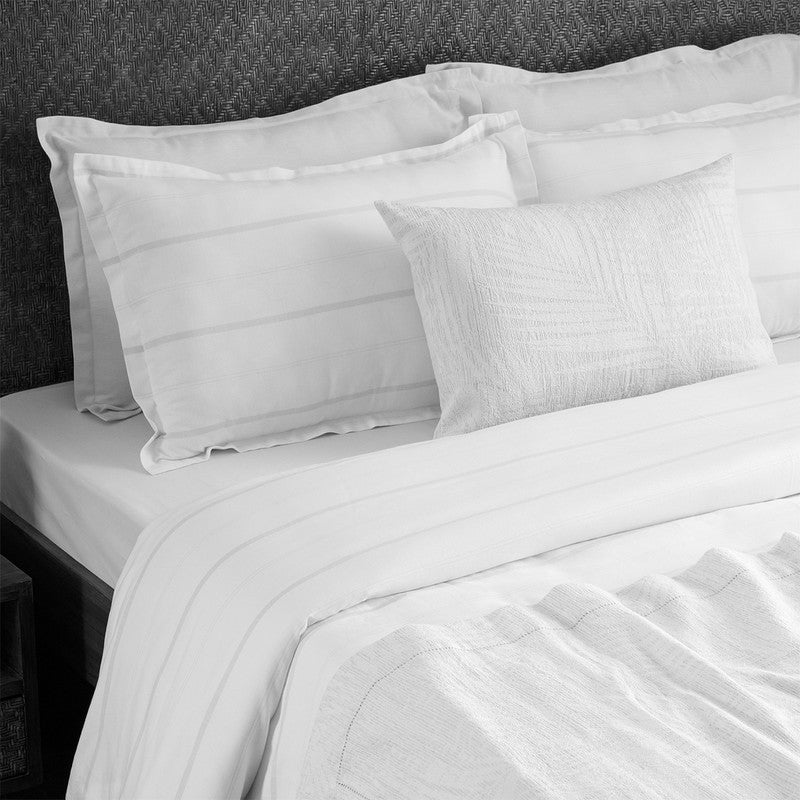 Cotton Bamboo Duvet Cover | Chambray | Feather Grey、mySite、camillekostekn