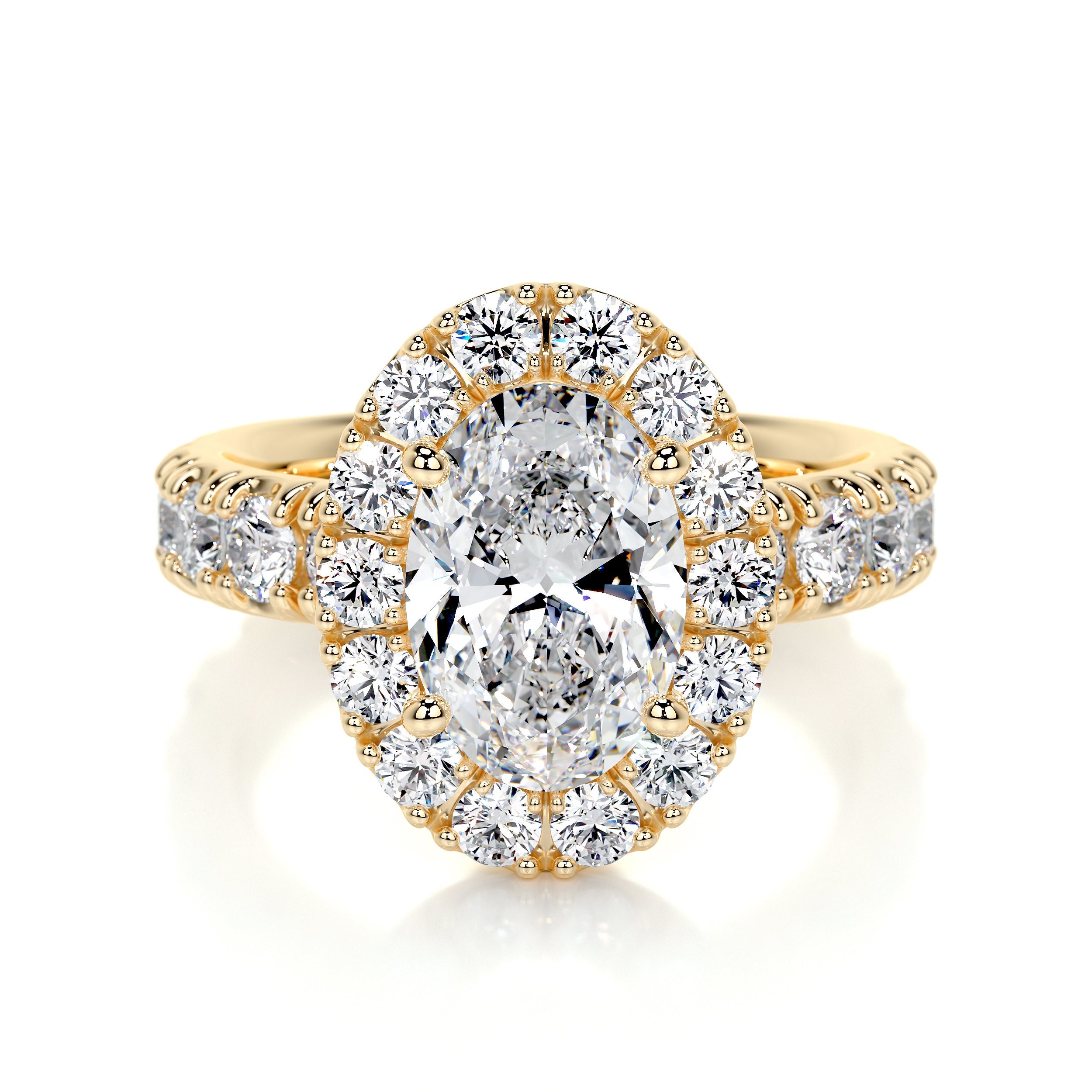 Maya Lab Grown Diamond Ring -18K Yellow Gold、mySite、hinf8tx79