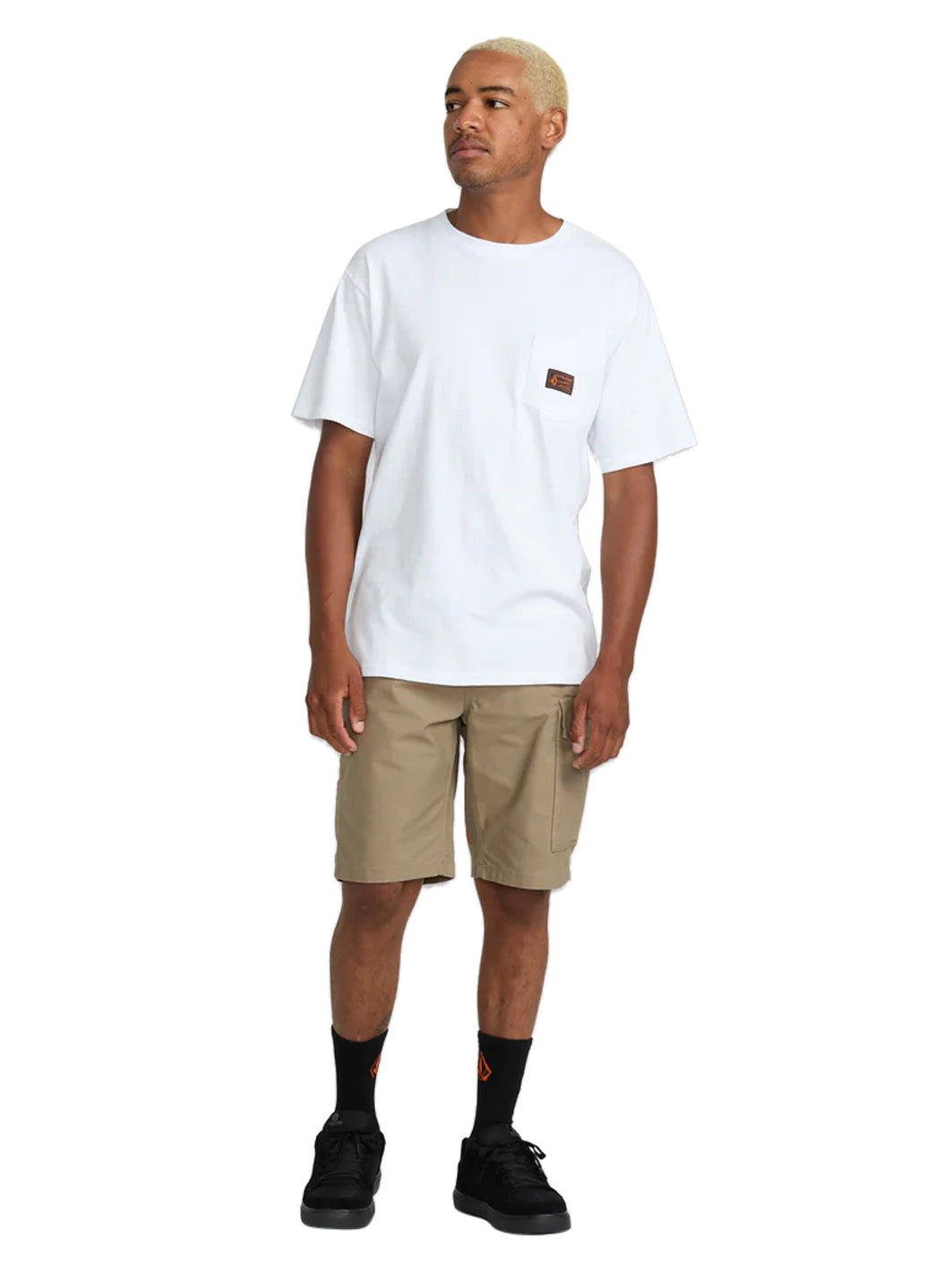 Volcom Men's Solid Caliper II Relaxed Cargo Work Short、mySite、noshort