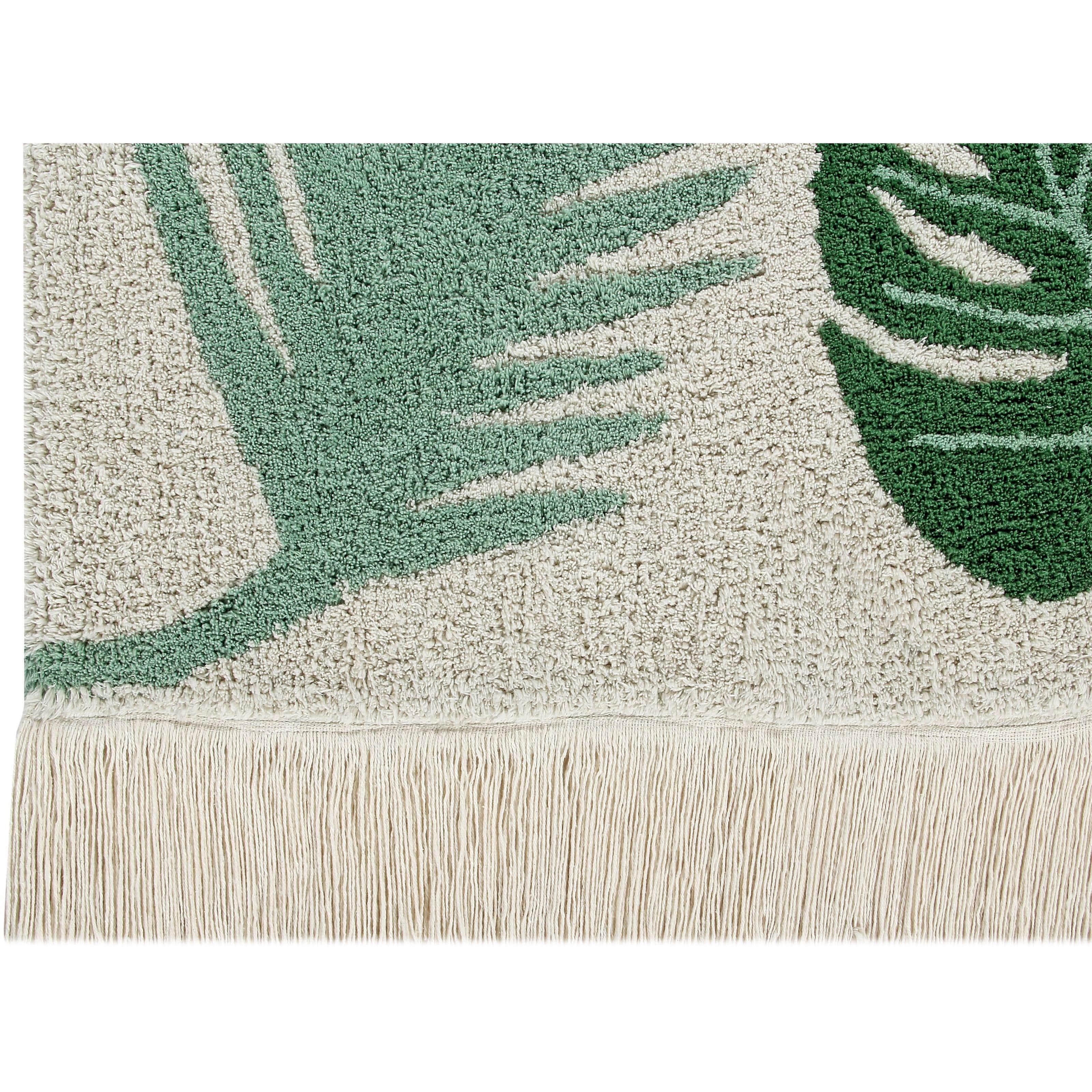 Tropical Green Machine Washable Area Rug、mySite、gigharbornorthrealestate