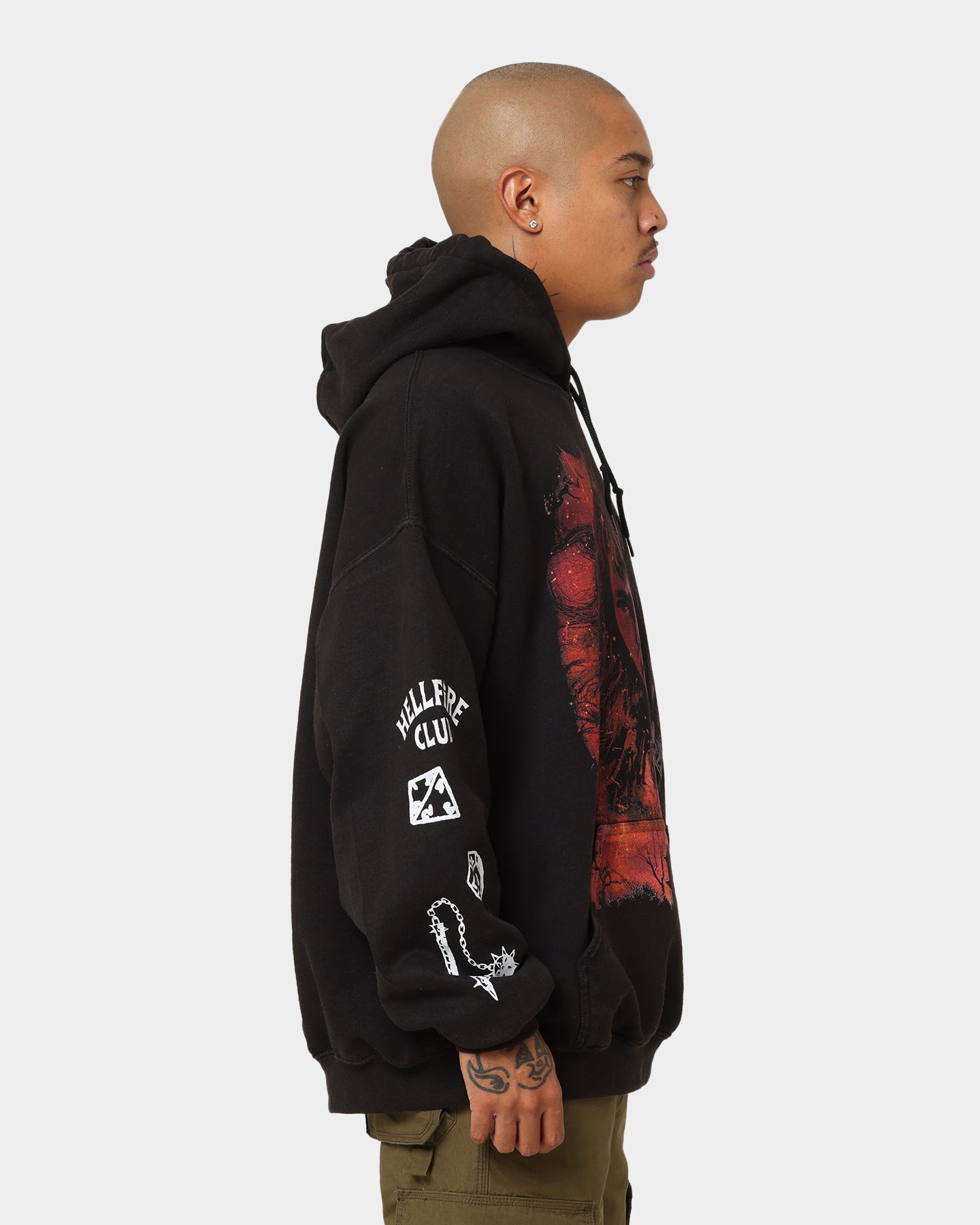 Goat Crew X Stranger Things Eddie Vintage Hoodie Black Wash、mySite、zt4zffjzw