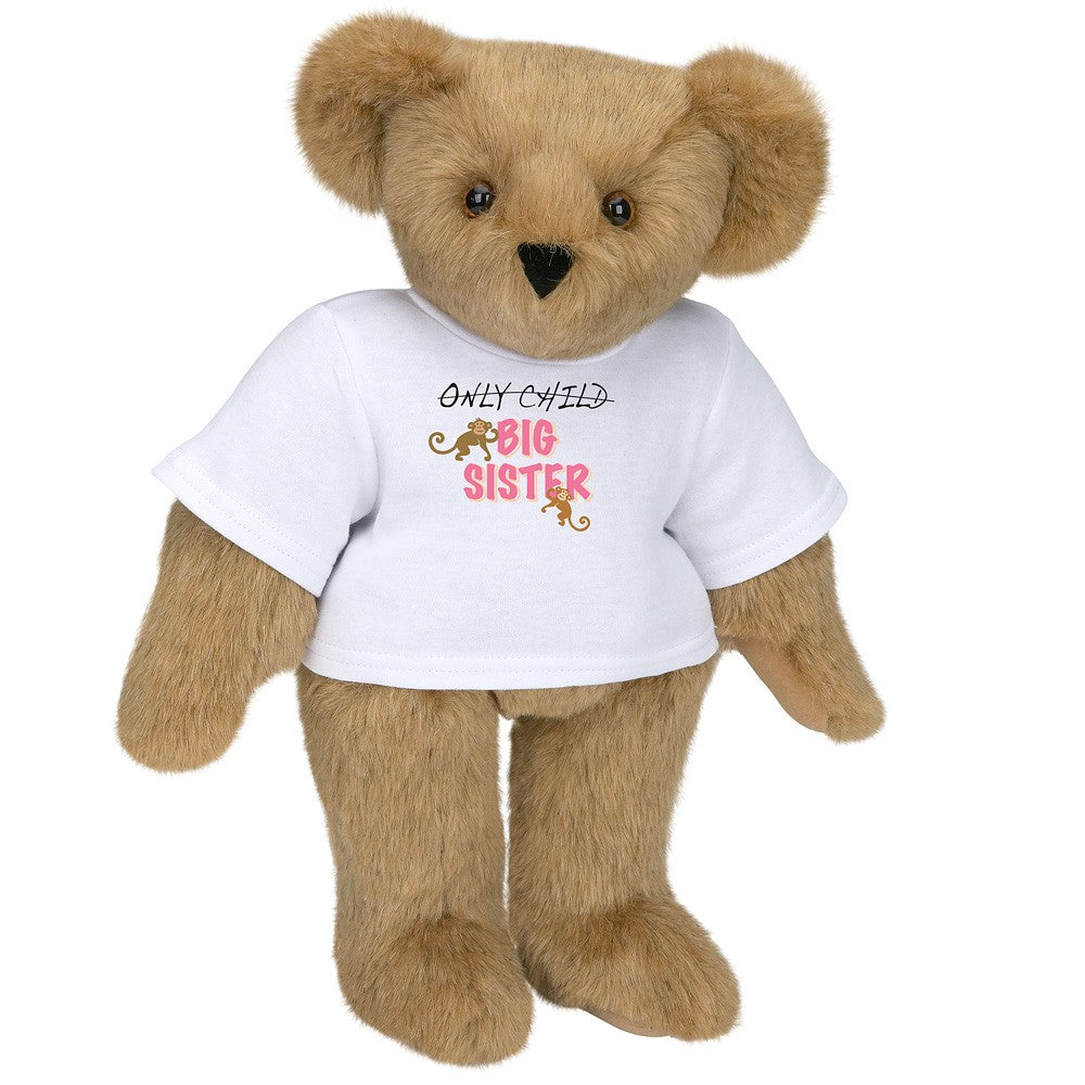 15 In. New Big Sister T-Shirt Bear、mySite、g9winljtr