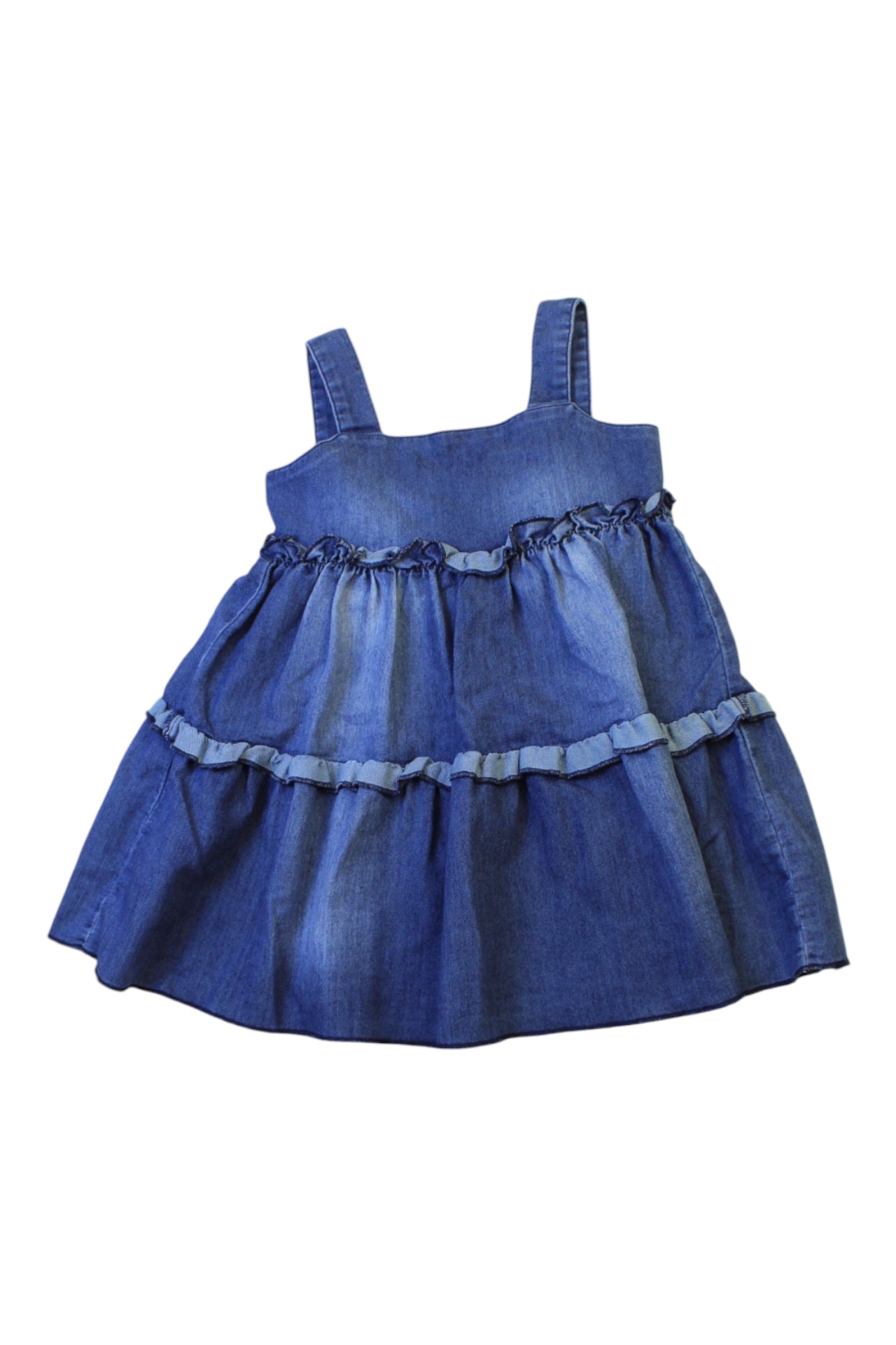 Dolce & Gabbana Ruffle Denim Dress 12-18M、mySite、g9winljtr