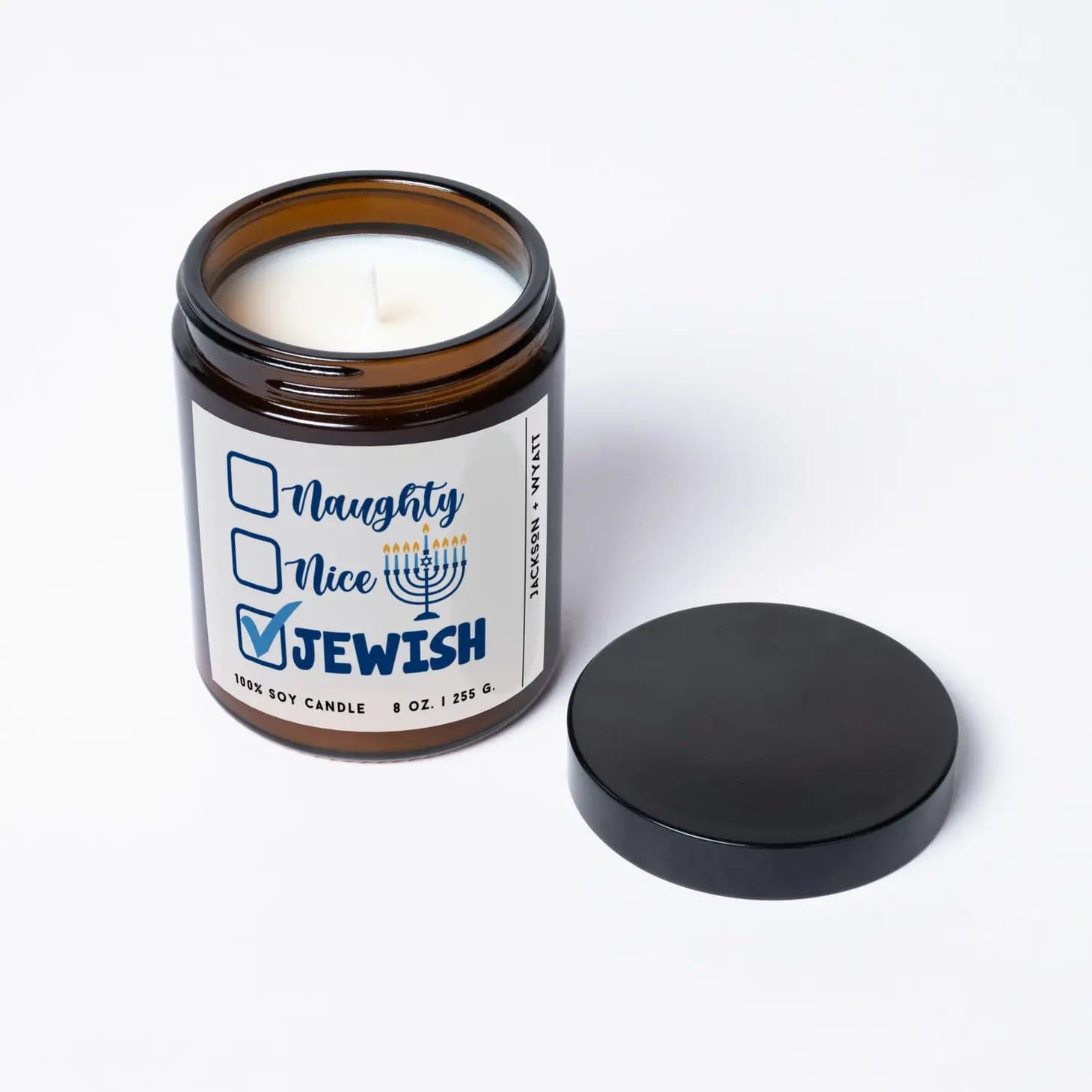 Naughty, Nice, Jewish Hanukkah Candle、mySite、topwebapps