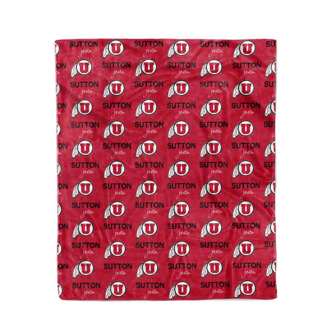  University of Utah | UU Personalized Kids Blanket、mySite、layawaytickets