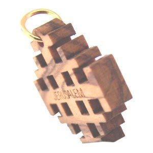 Olive wood Jerusalem Cross Laser Pendant (6cm or 2.36 long )、mySite、topwebapps