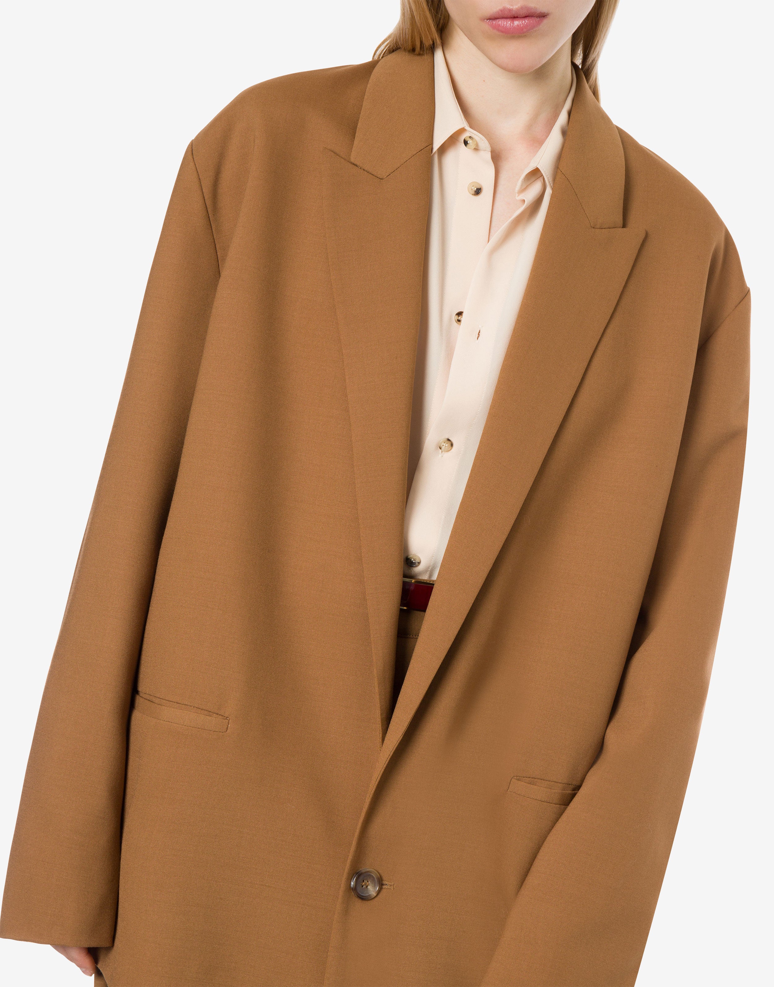 Giacca oversize in tropical wool、mySite、aoinhome