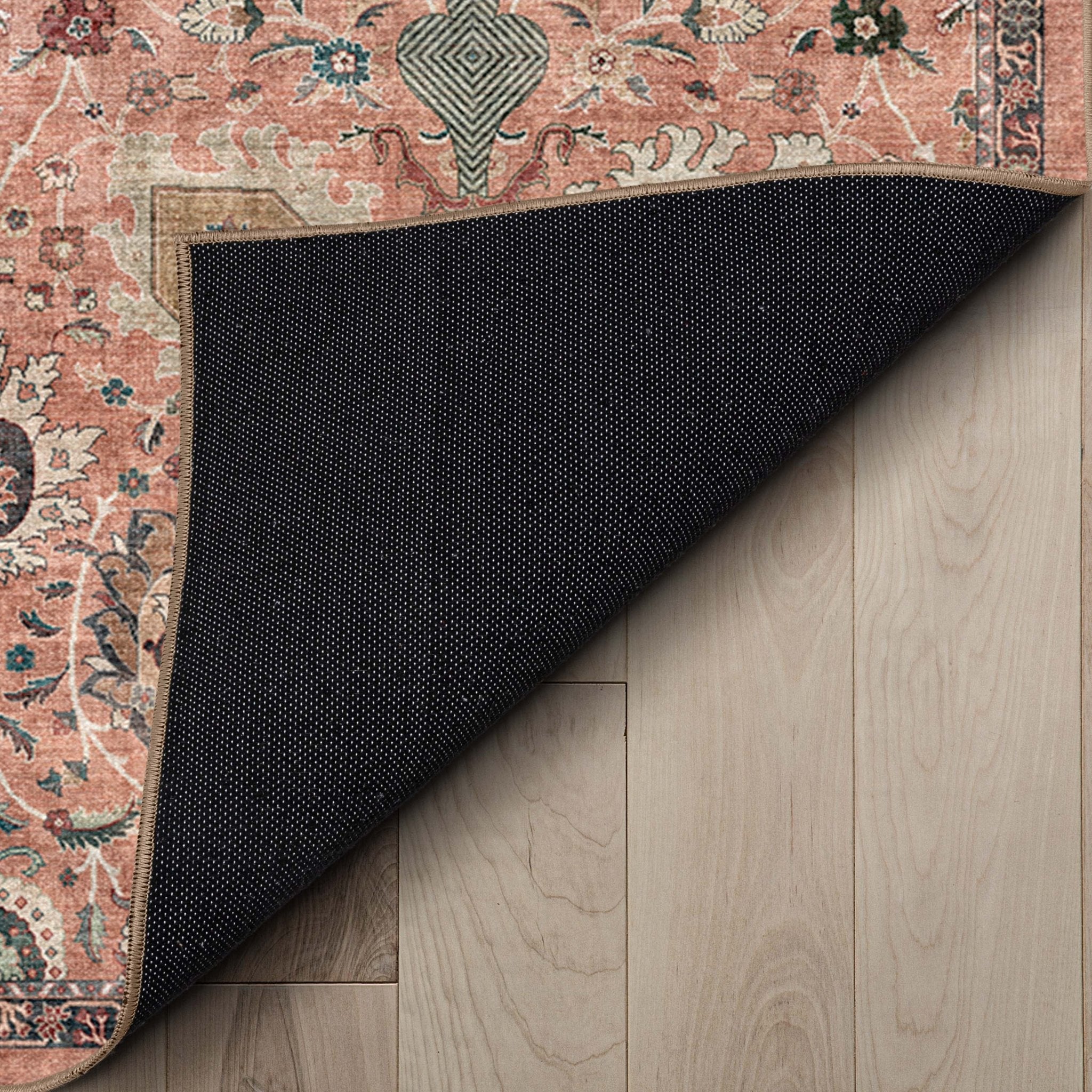 Vienna Vintage Oriental Botanical Rug – Easy Clean, Stylish Elegant Design、mySite、gigharbornorthrealestate