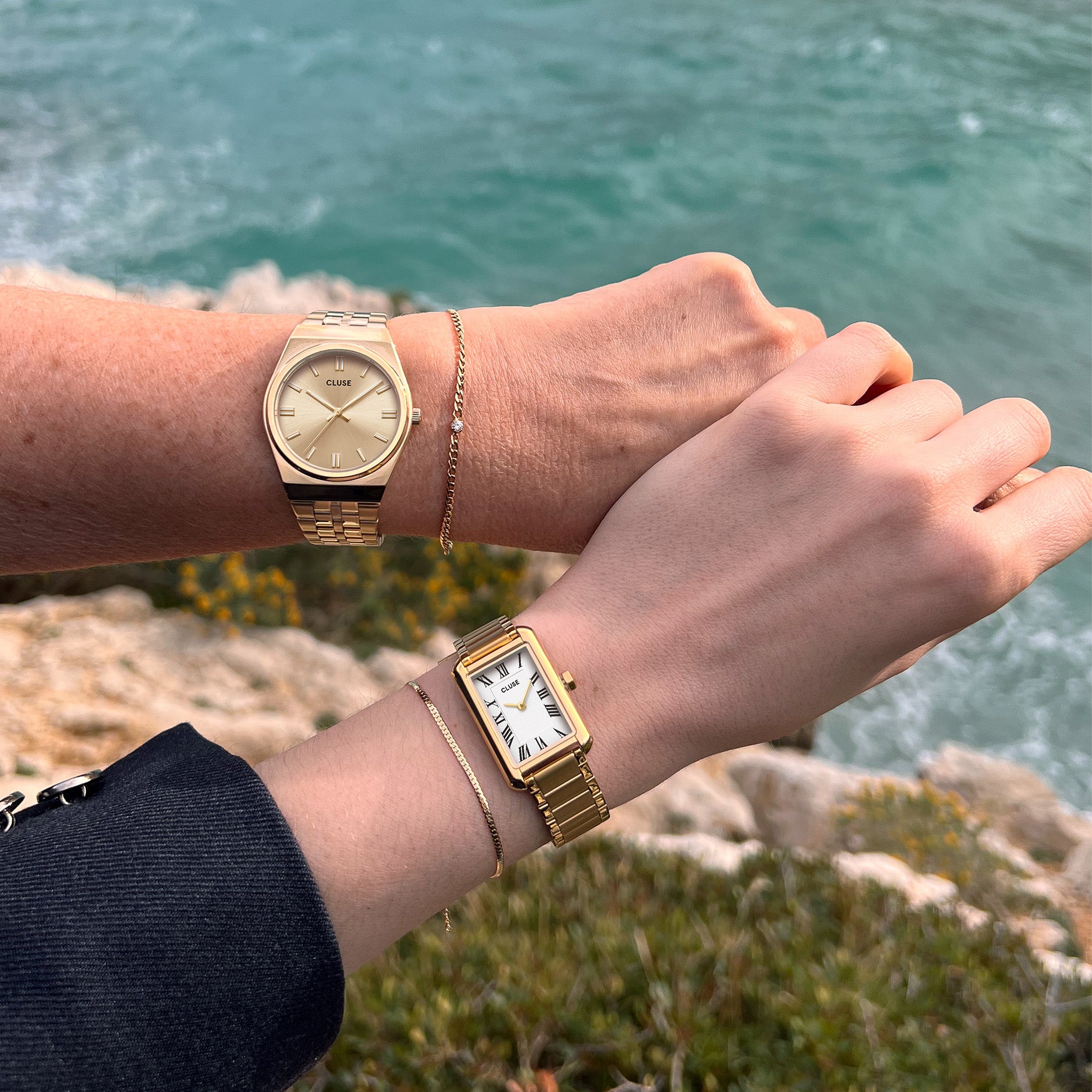 Retro 70's Watch Steel, Full Gold Colour、mySite、botmansion