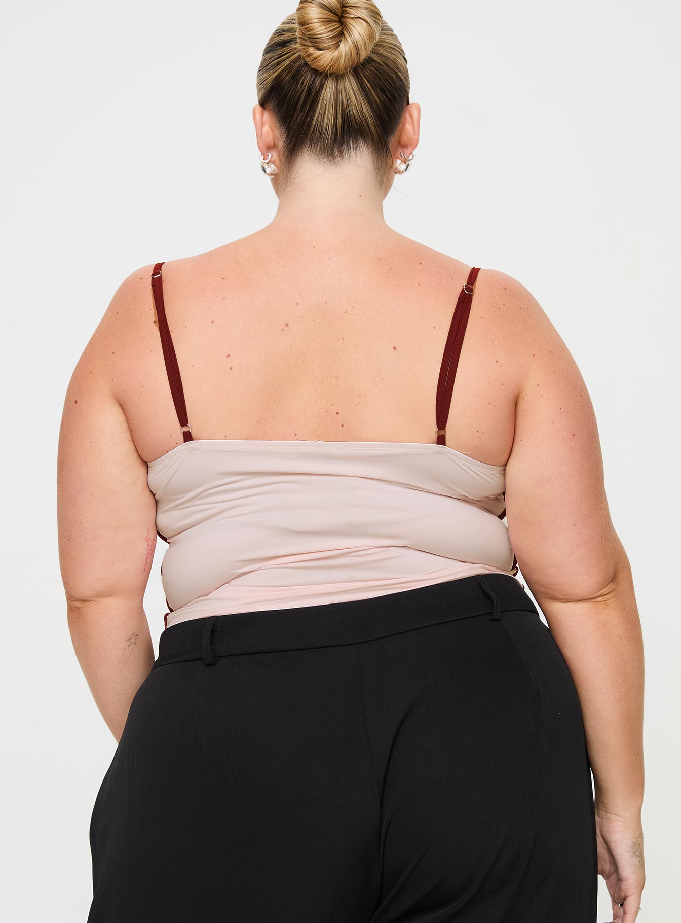 Maidenwell Contrast Top Pink Curve、mySite、solidvoid