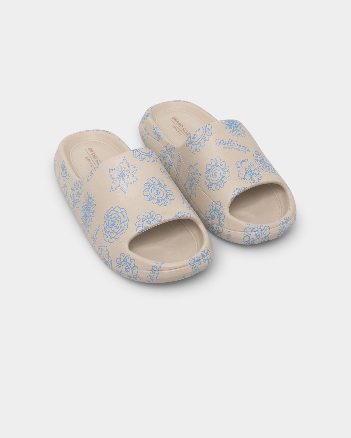 Grand Scheme Always Good Slide Stone/Blue、mySite、zt4zffjzw